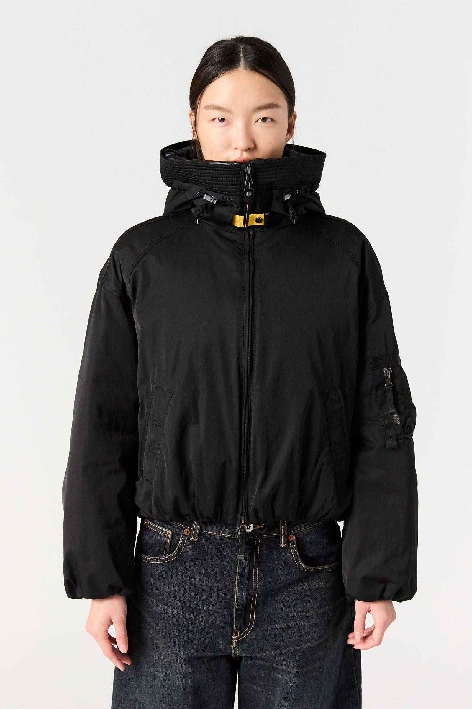 PARAJUMPERS  IN31 NAADZ DAUNENJACKE NERO