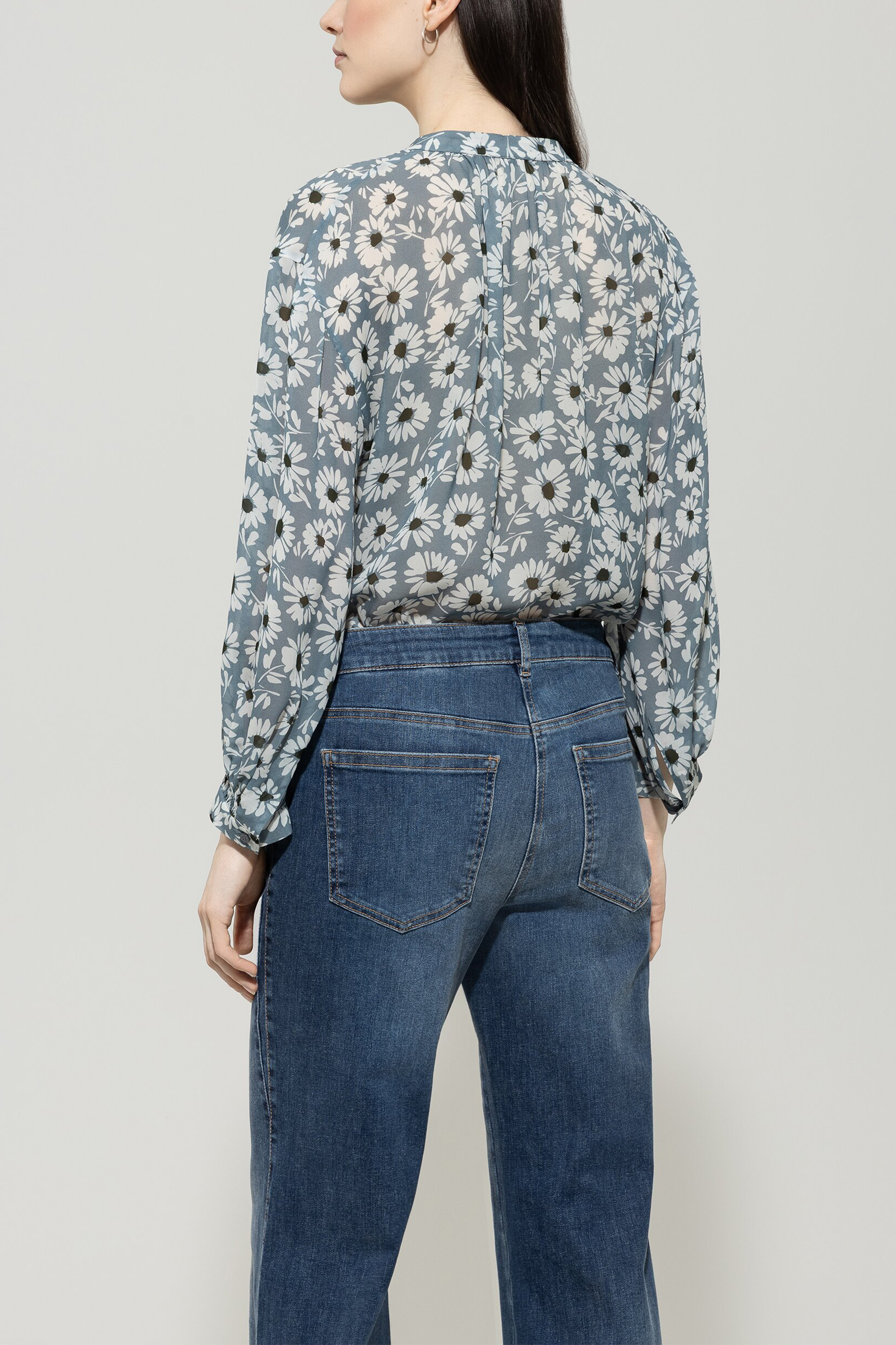 LUISA CERANO  228585/3781-0 Bluse mit Smart-Flower-Print.
