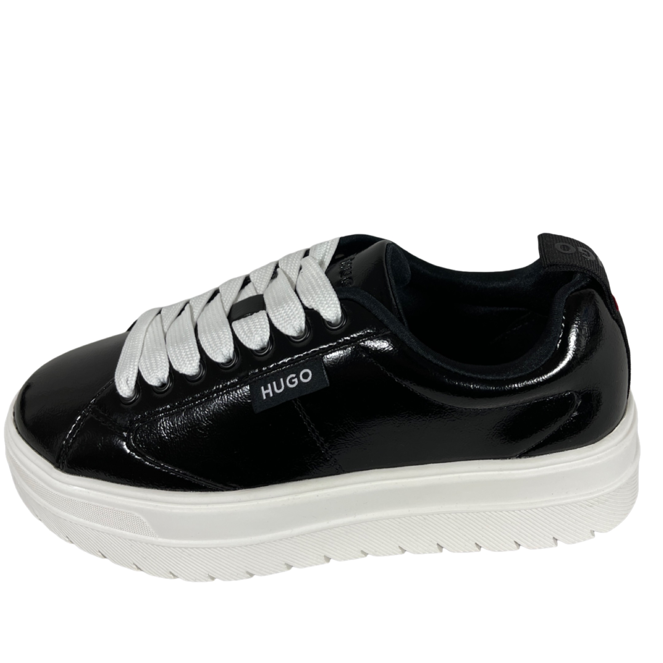 HUGO 50503077 Lyssa_Tenn_pt 10249983 01 Damen Plateau-Sneaker Schwarz