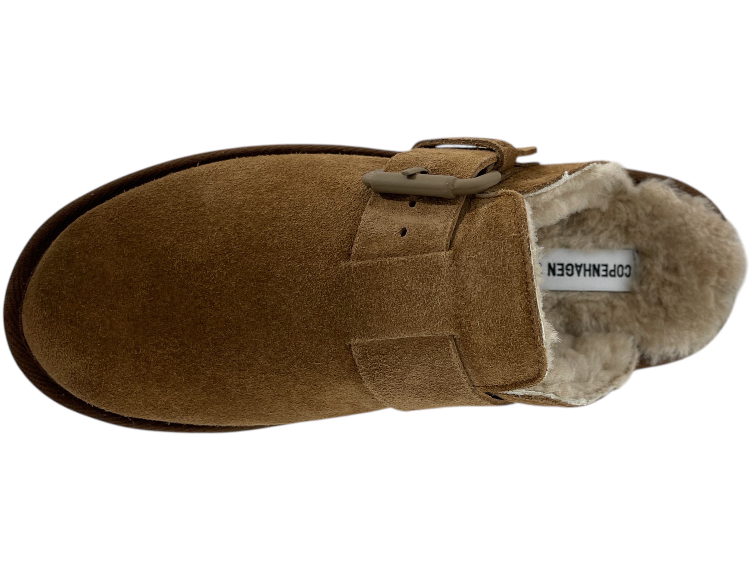 COPENHAGEN CPH277 SLIPPERS SUEDE LAMMFELL BRAUN