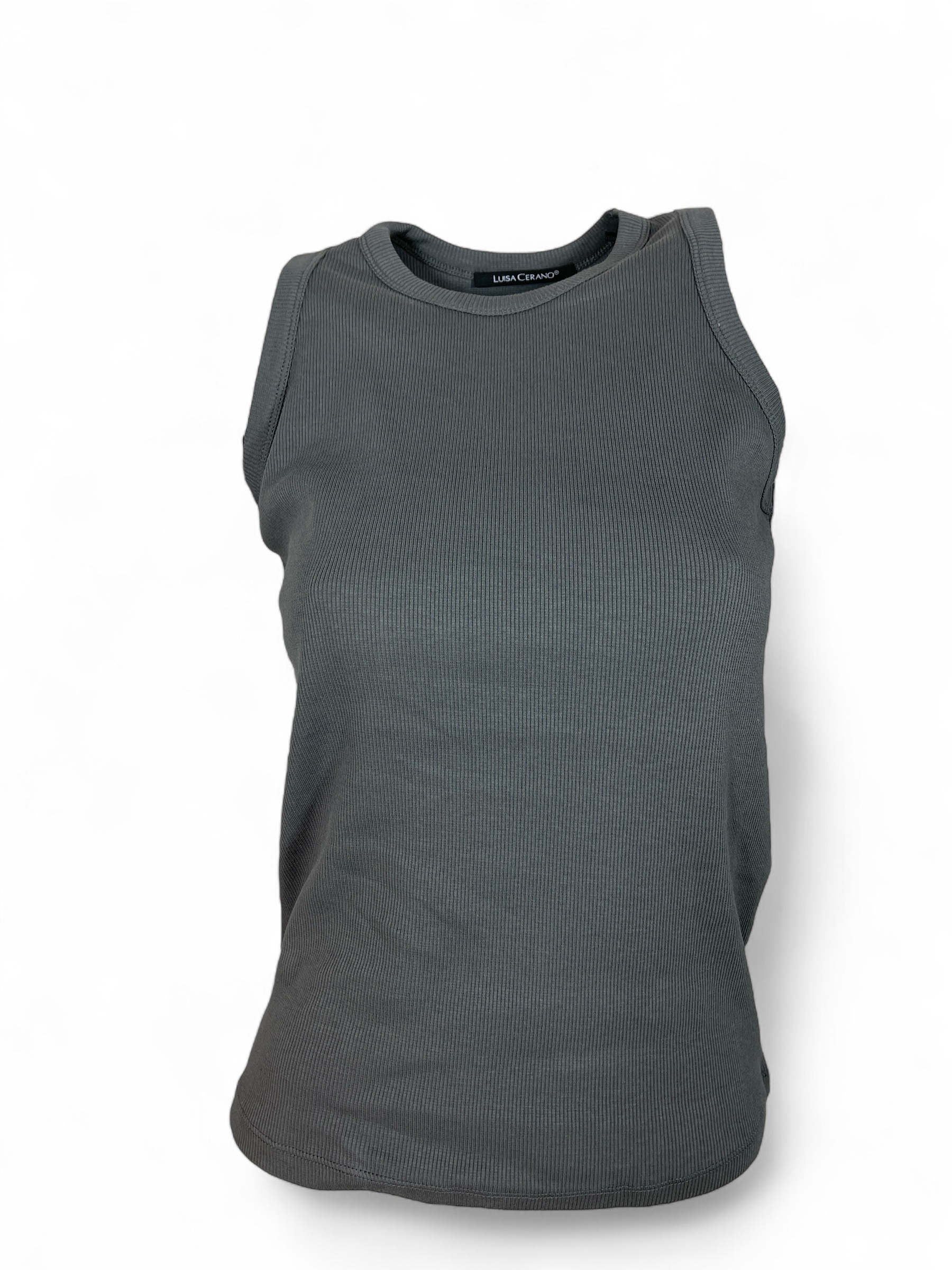 LUISA CERANO  317219/7802-0 Basic-Tanktop cool grey