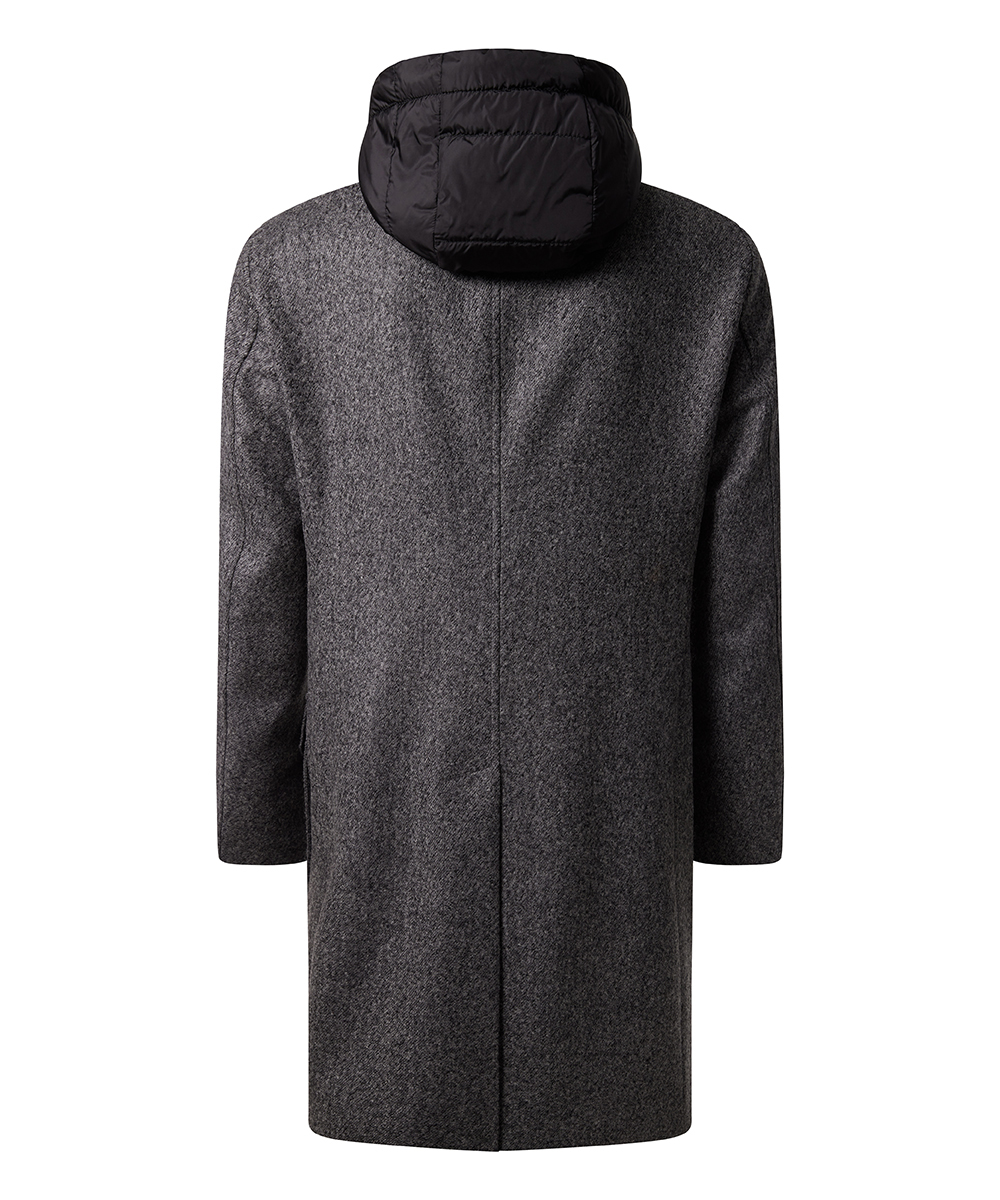 BALDESSARINI B0 18740.1100 BLD-Collo-P MANTEL MIT KAPUZE SCHWARZ