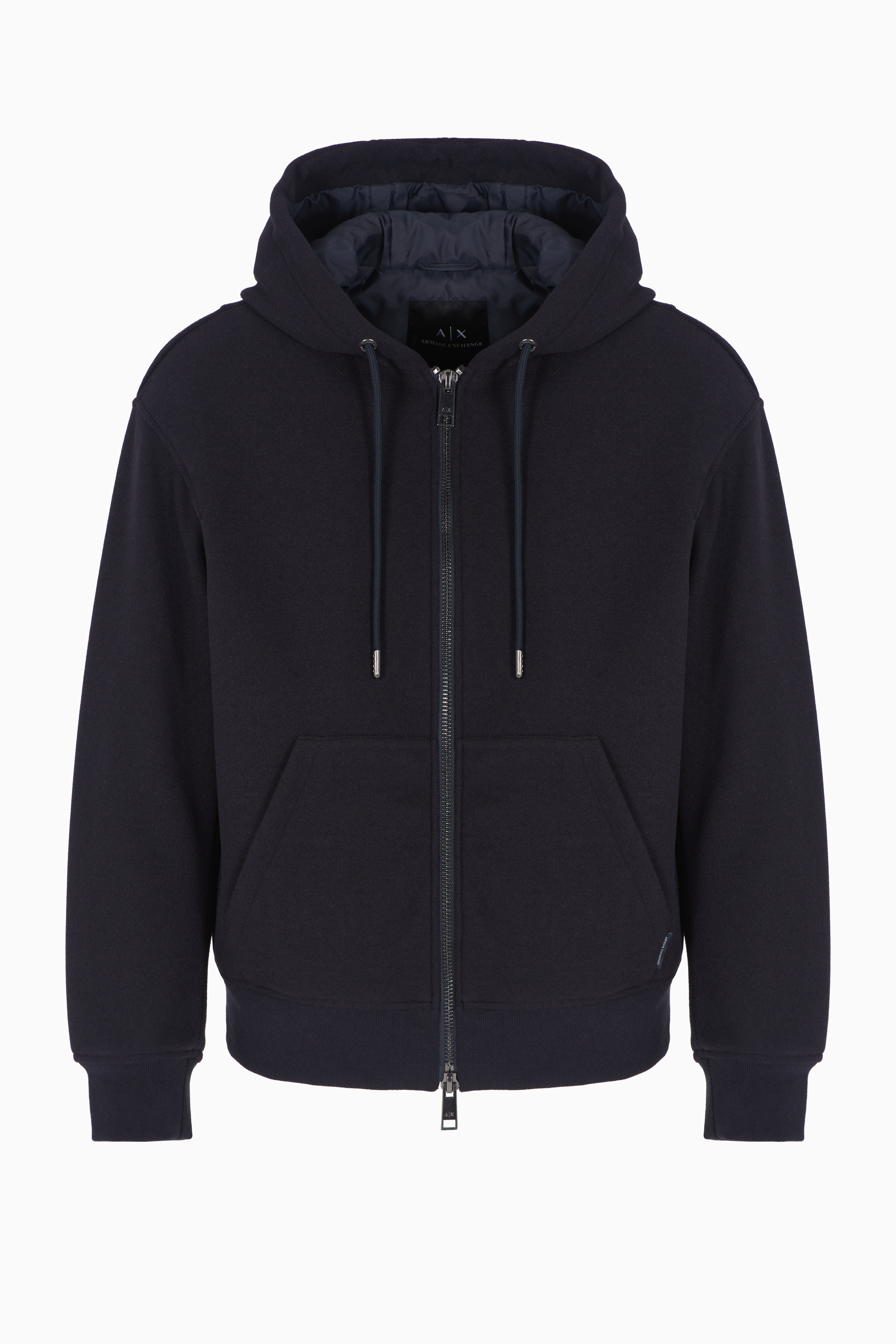 ARMANI - 6DZB34 ZN5PZ Zip Hoodie Blousonjacke mit Kapuze Navy