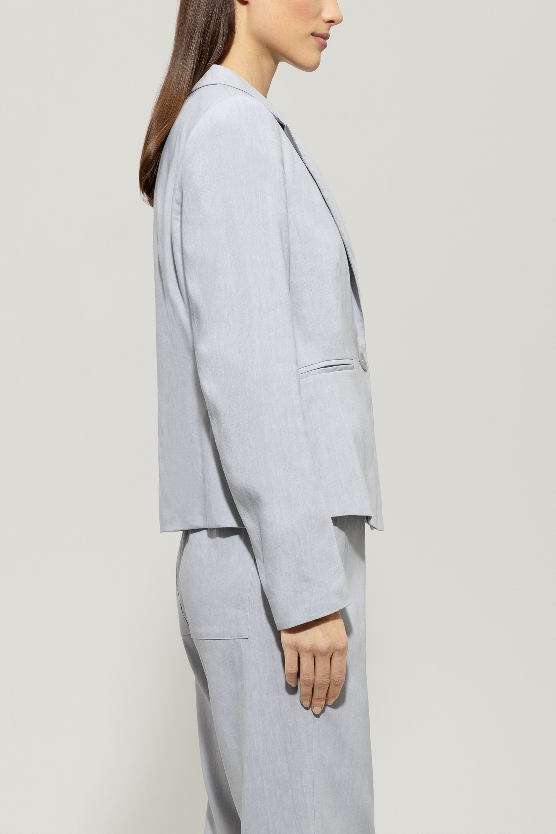 LUISA CERANO 418365/3732-0 Blazer Leinen-Mix Grau