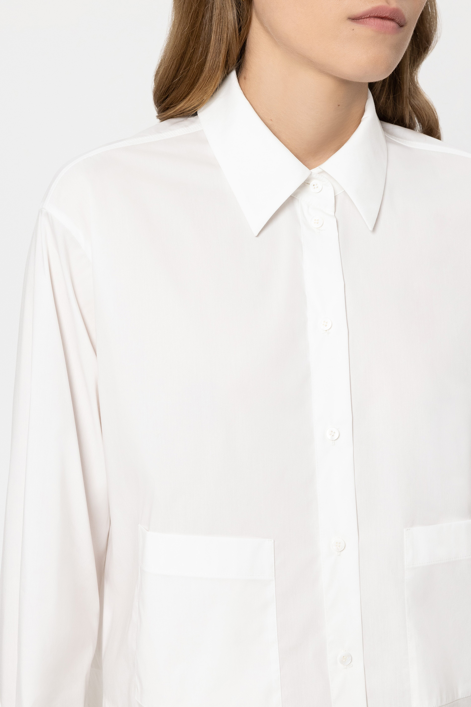 LUISA CERANO  238650/3810-0 Hemdbluse stretch weiß