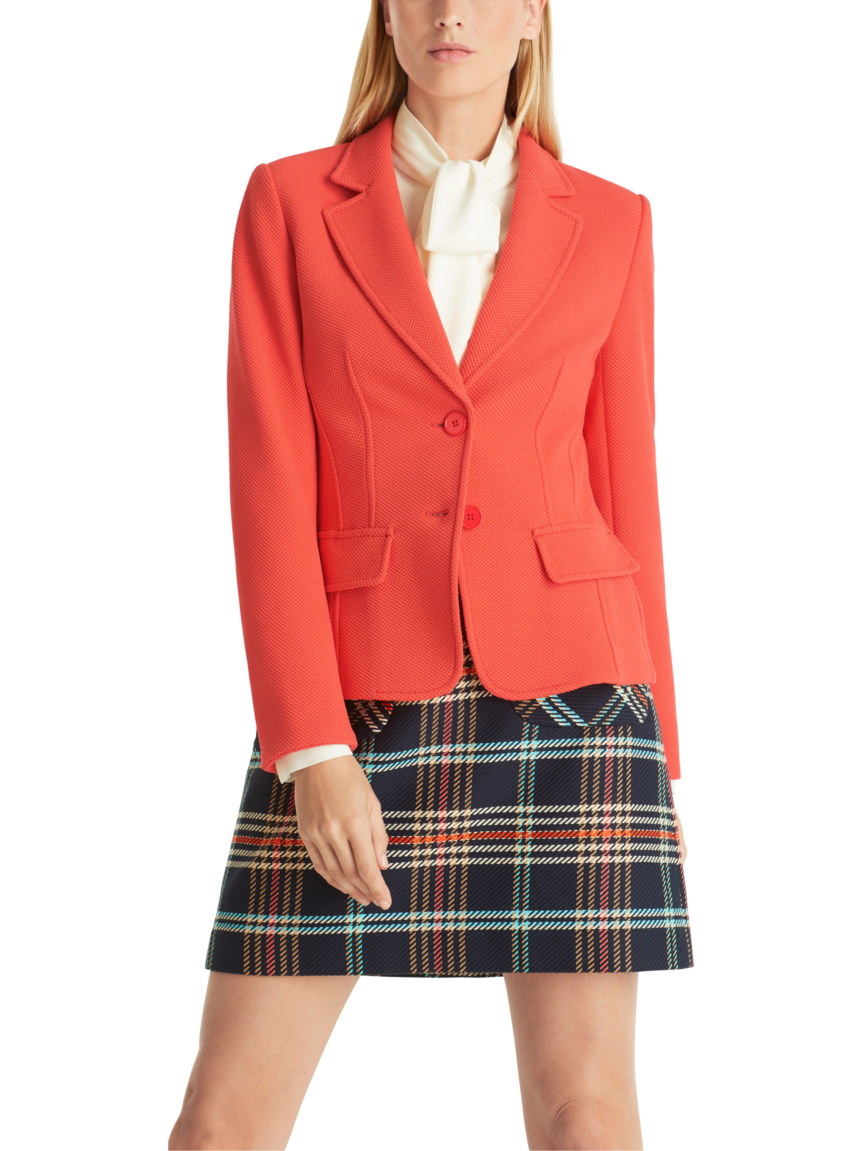 MARC CAIN WC 34.11 J09 Blazer im Tailoring-Fit bright tomato