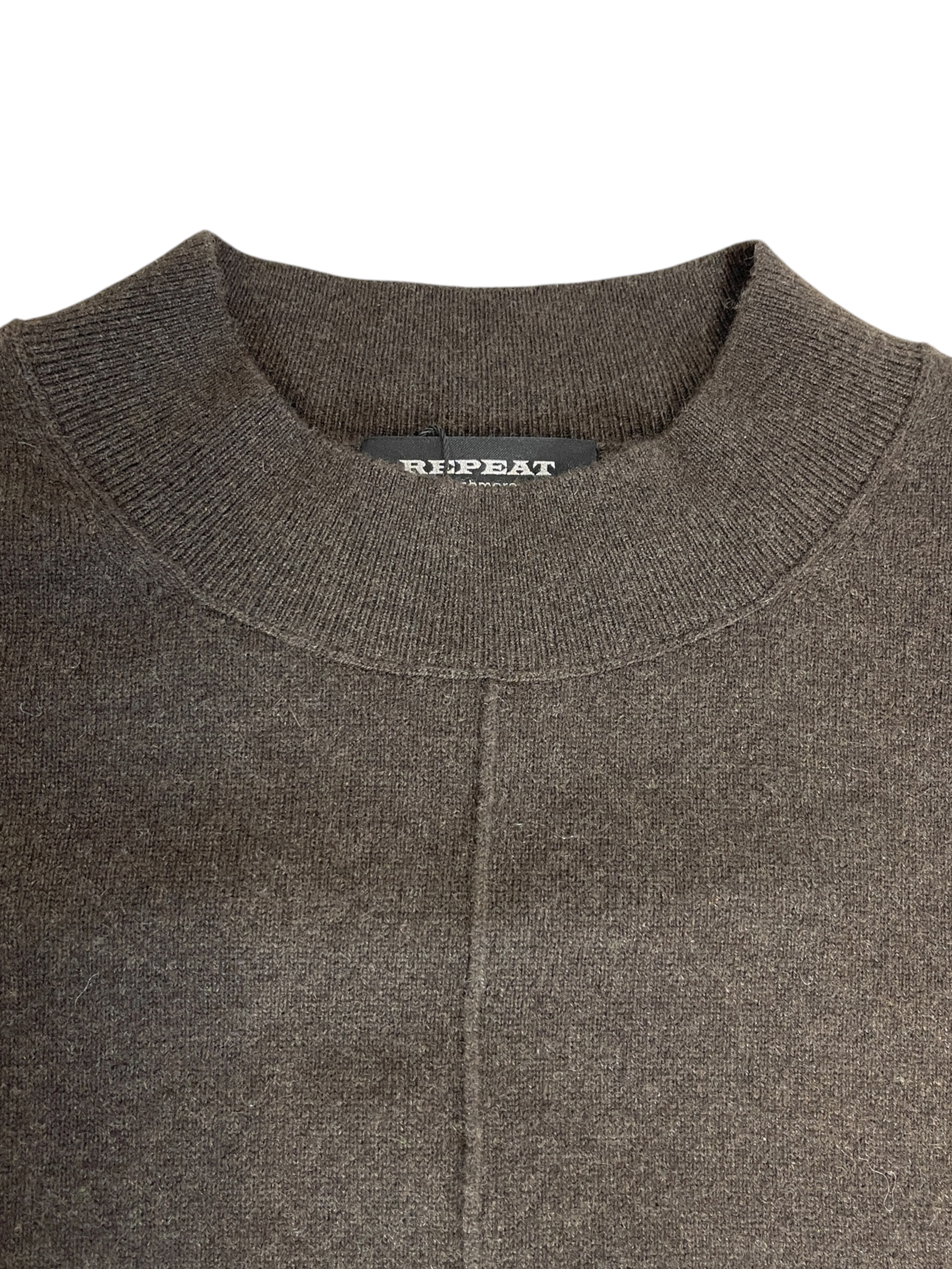 REPEAT 104506 Kaschmir Pullover Dark Brown