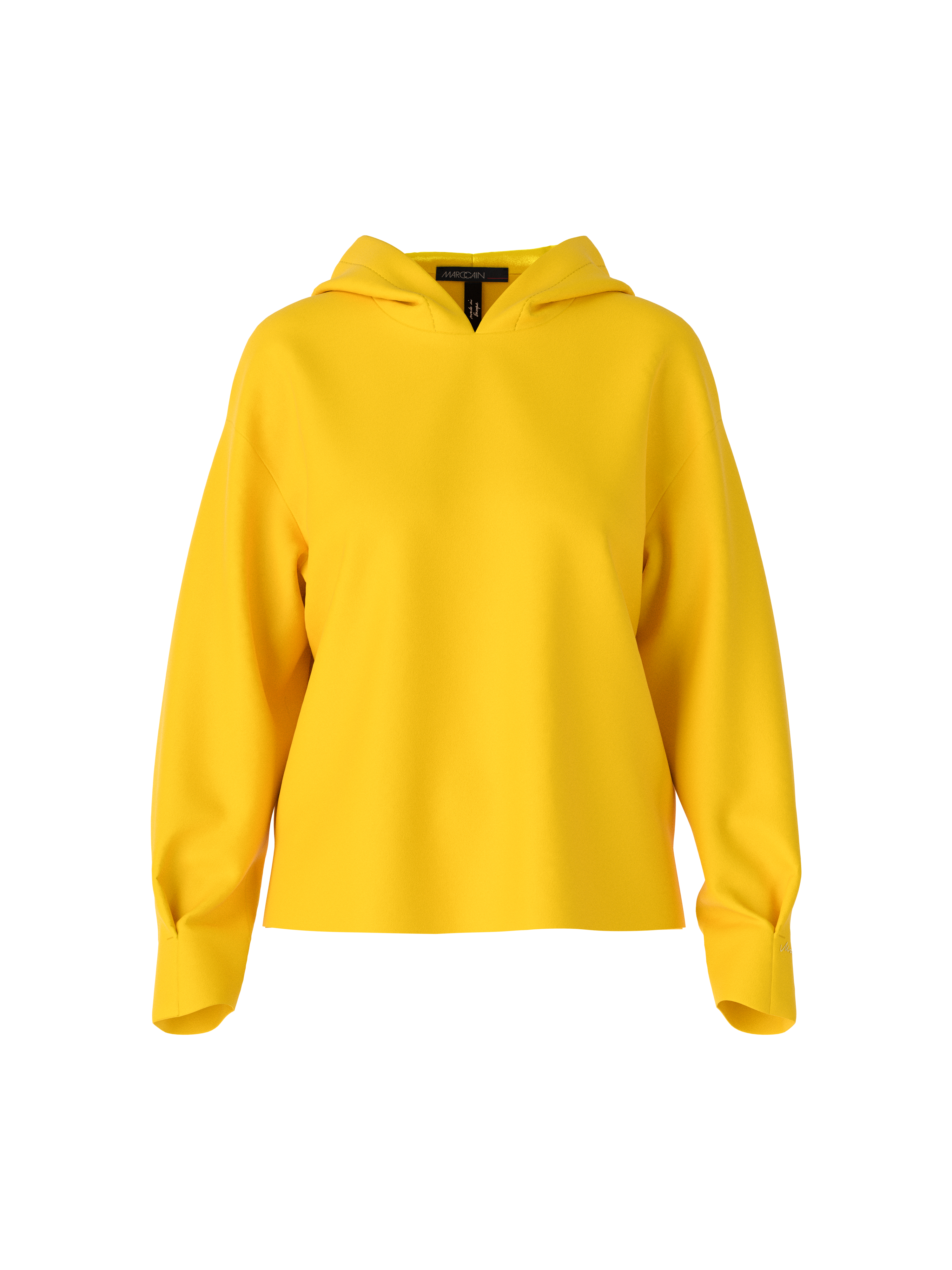 MARC CAIN TC 44.05 W30 Sweatshirt mit Kapuze gelb saffron yellow