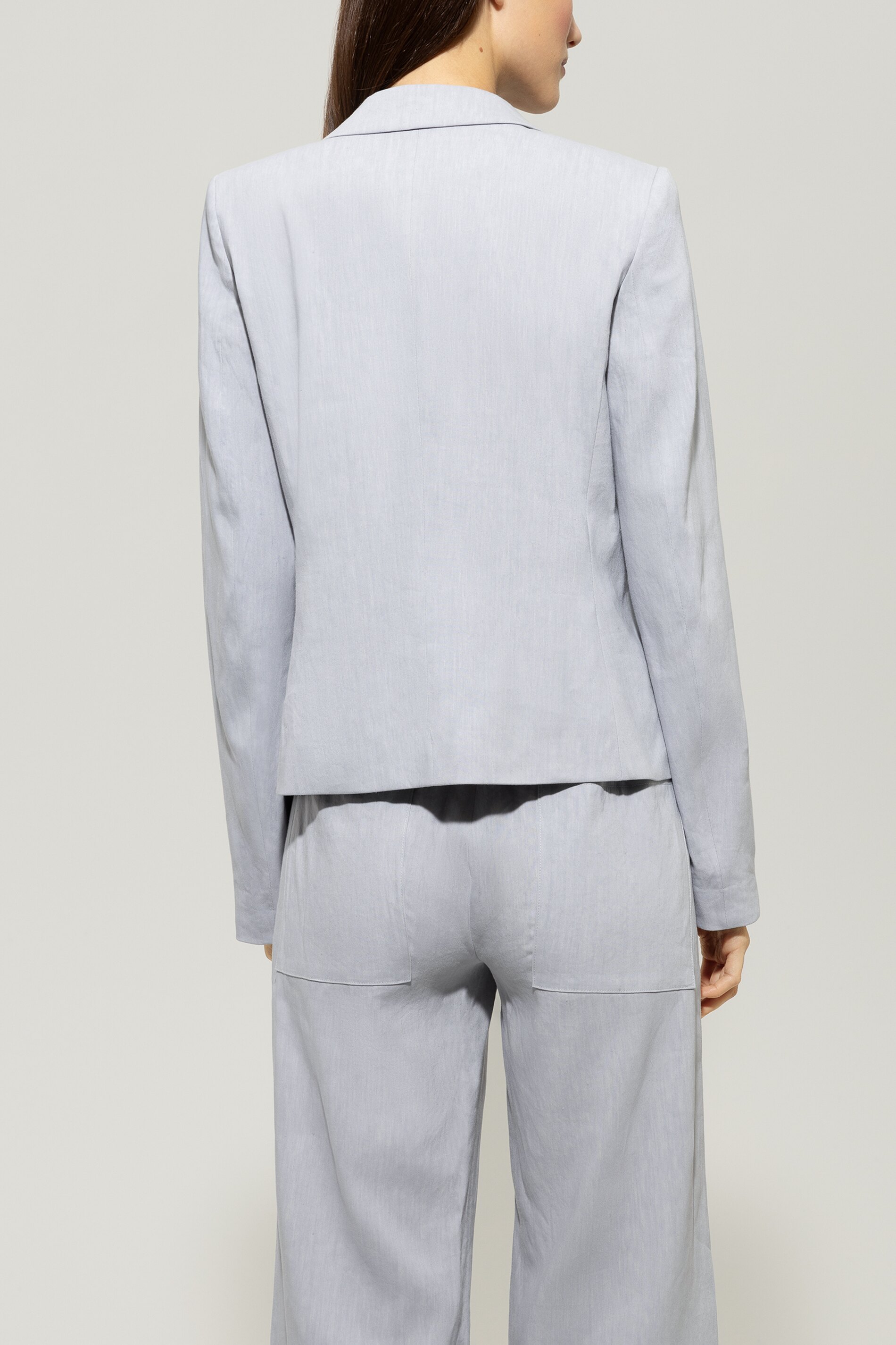 LUISA CERANO 418365/3732-0 Blazer Leinen-Mix Grau