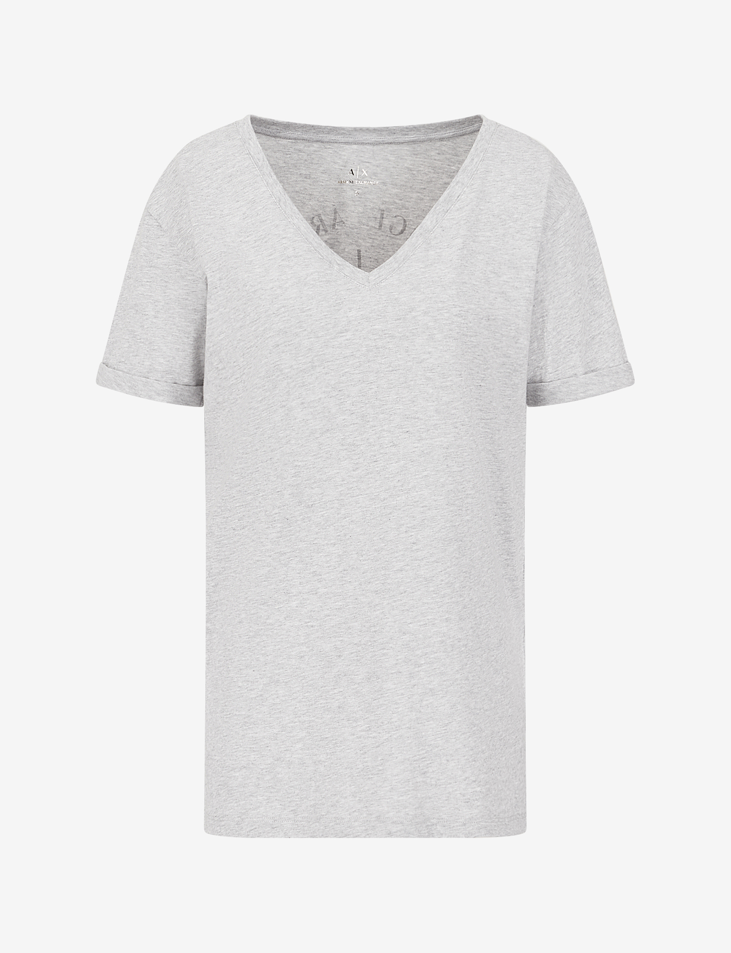 ARMANI EXCHANGE  6KYTGG YJ3RZ Damen T-Shirt Grau Melange 3911
