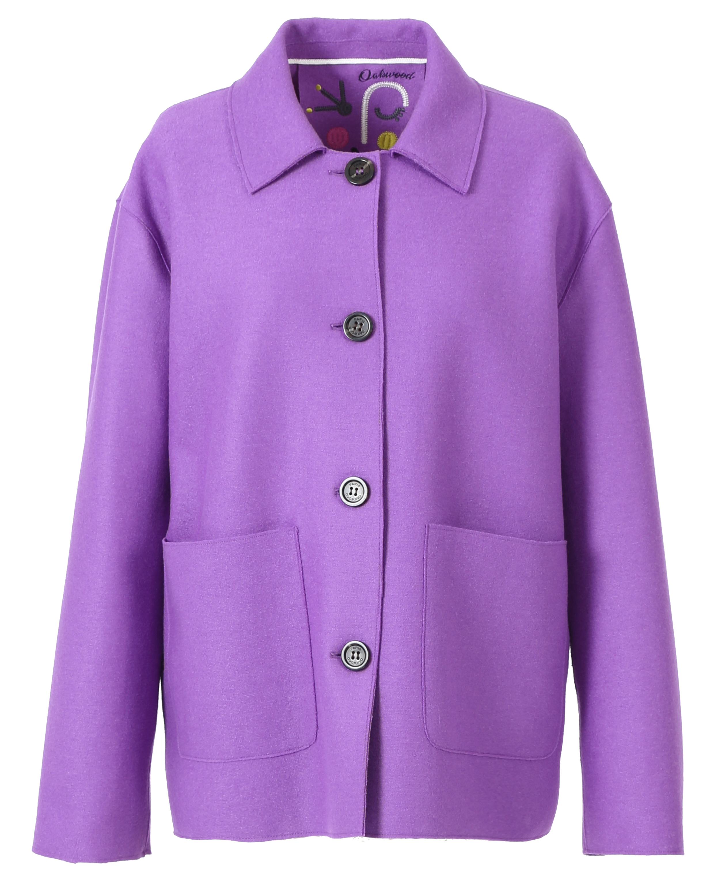 OAKWOOD ATLANTA 64426 DAMEN WOLLBLAZER LILA OAKWOOD ATLANTA 64426 DAMEN WOLLBLAZER LILA