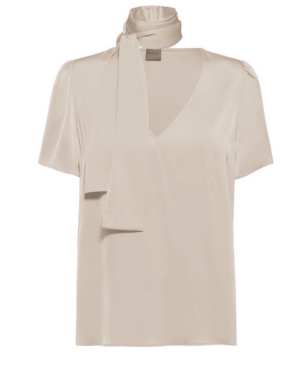 HUGO 50455825 Callias-1 10199312 01  Damen Top  Natural