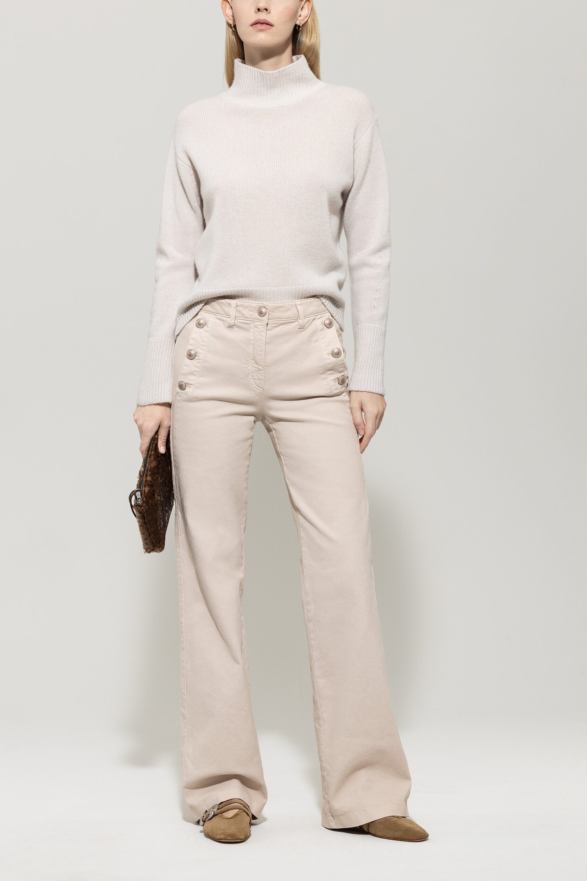 LUISA CERANO  128720/5871-0 Pullover Langarm silky cream