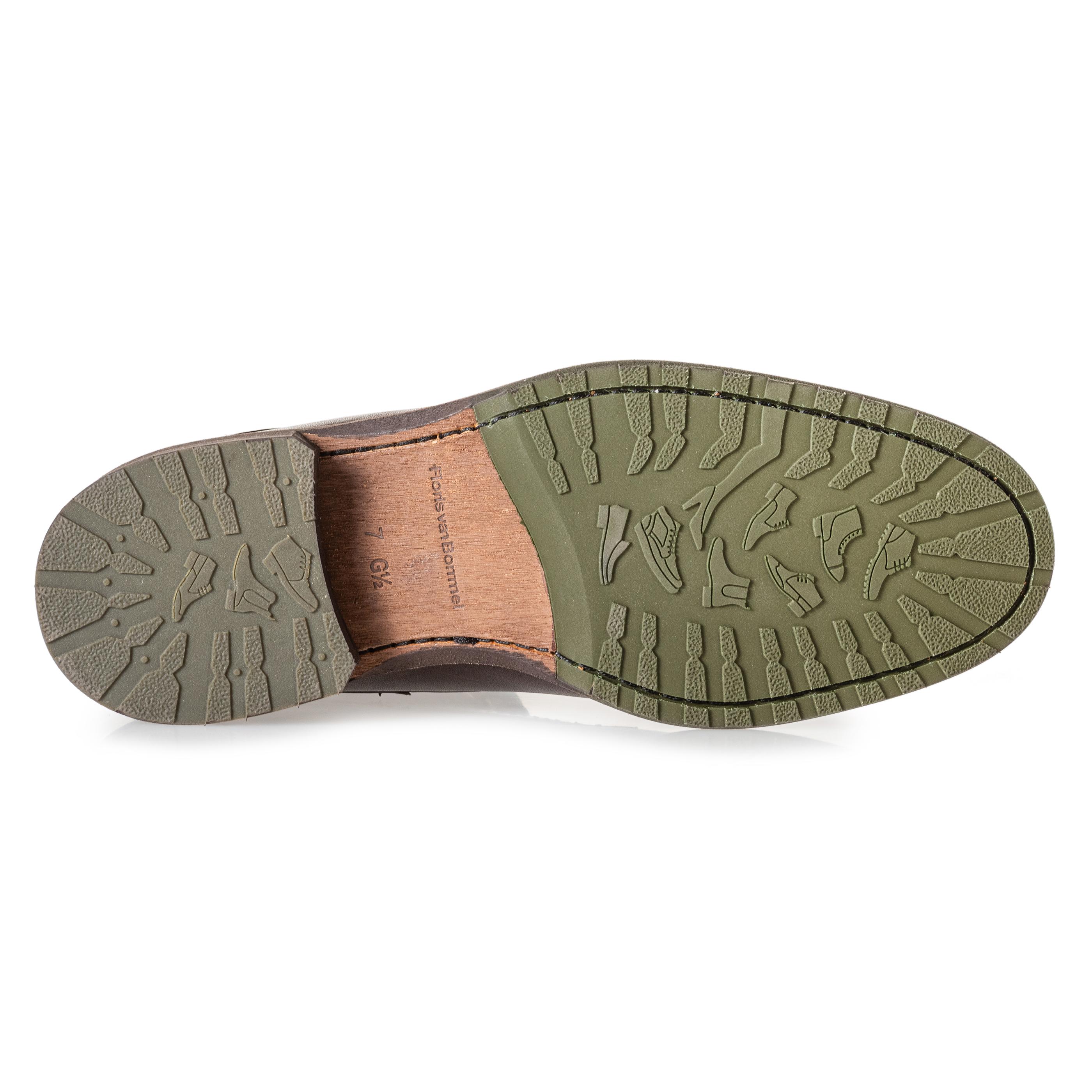 Floris van Bommel 10751/19 Herren Boots Lammfell Brown Leather 19 Floris van Bommel 10751/19 Herren Boots Lammfell Brown Leather 19