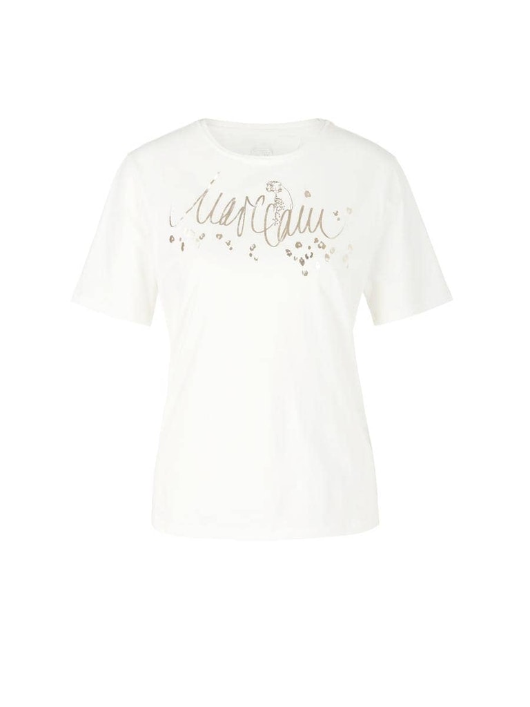 MARC CAIN 
                
                                            SC 48.11 J93 Damen Logo-T-Shirt Rethink Together off-white