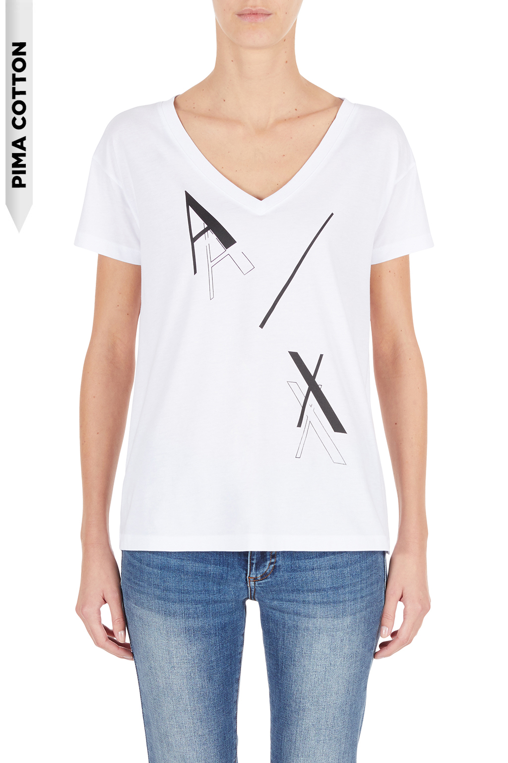 ARMANI EXCHANGE  6KYTAT YJ16Z Damen T-Shirt OPTIC WHITE 1000
