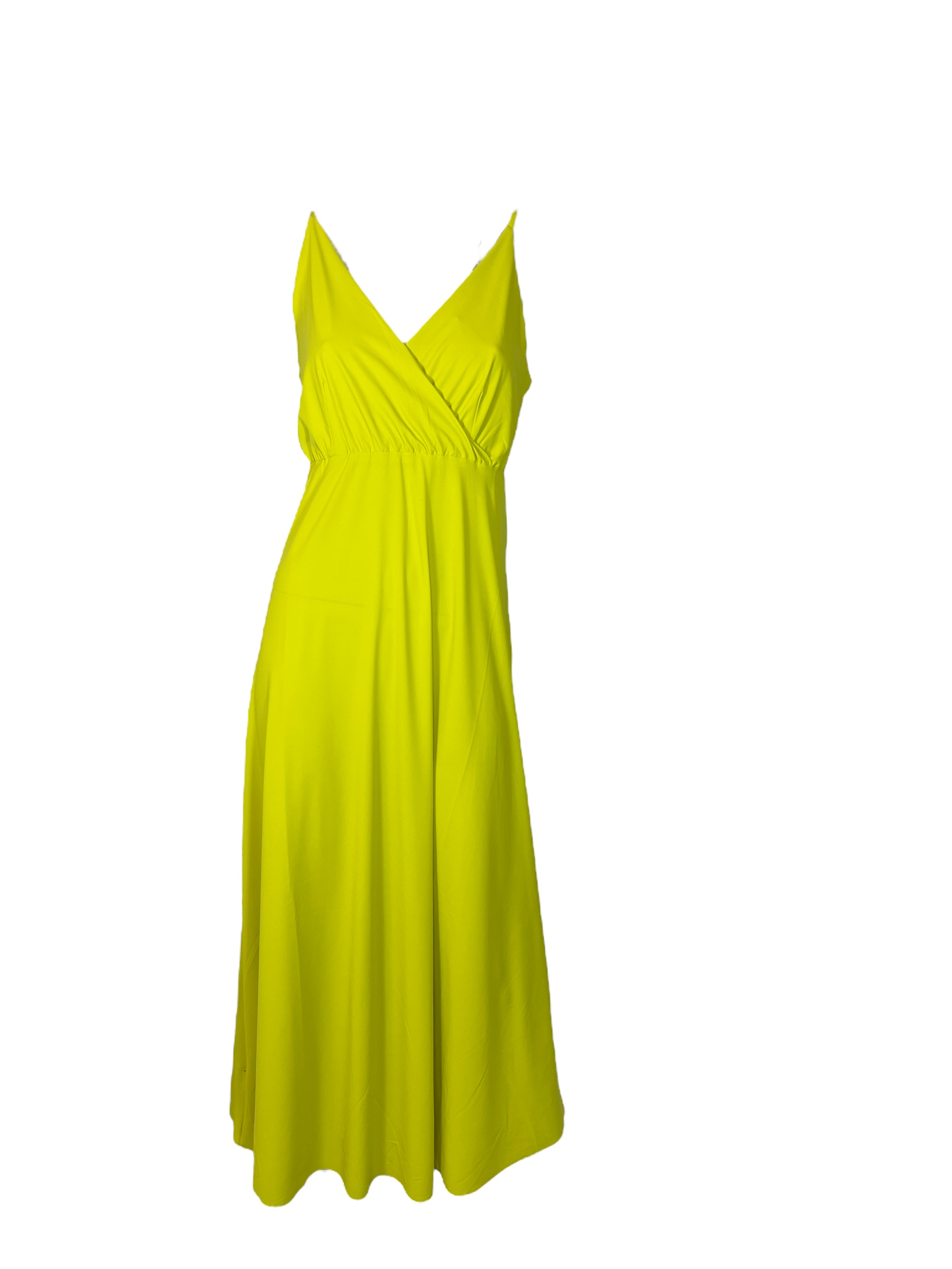 JAPAN TKY LARKIE Damen Kleid mit hohem Stretchkomfort Gelb Lime