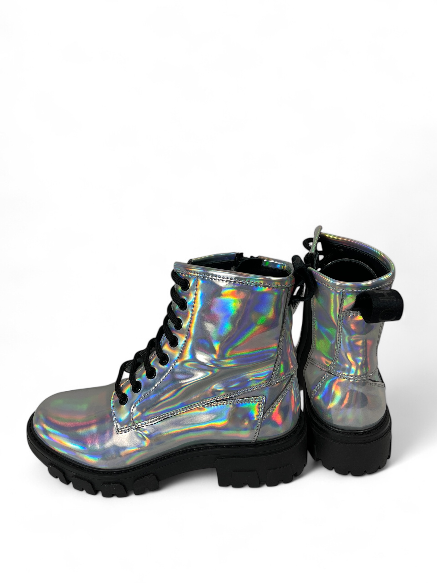 HUGO 50466451 Axel Bootie-HL 10240648 01  Damen Stiefelette Silber