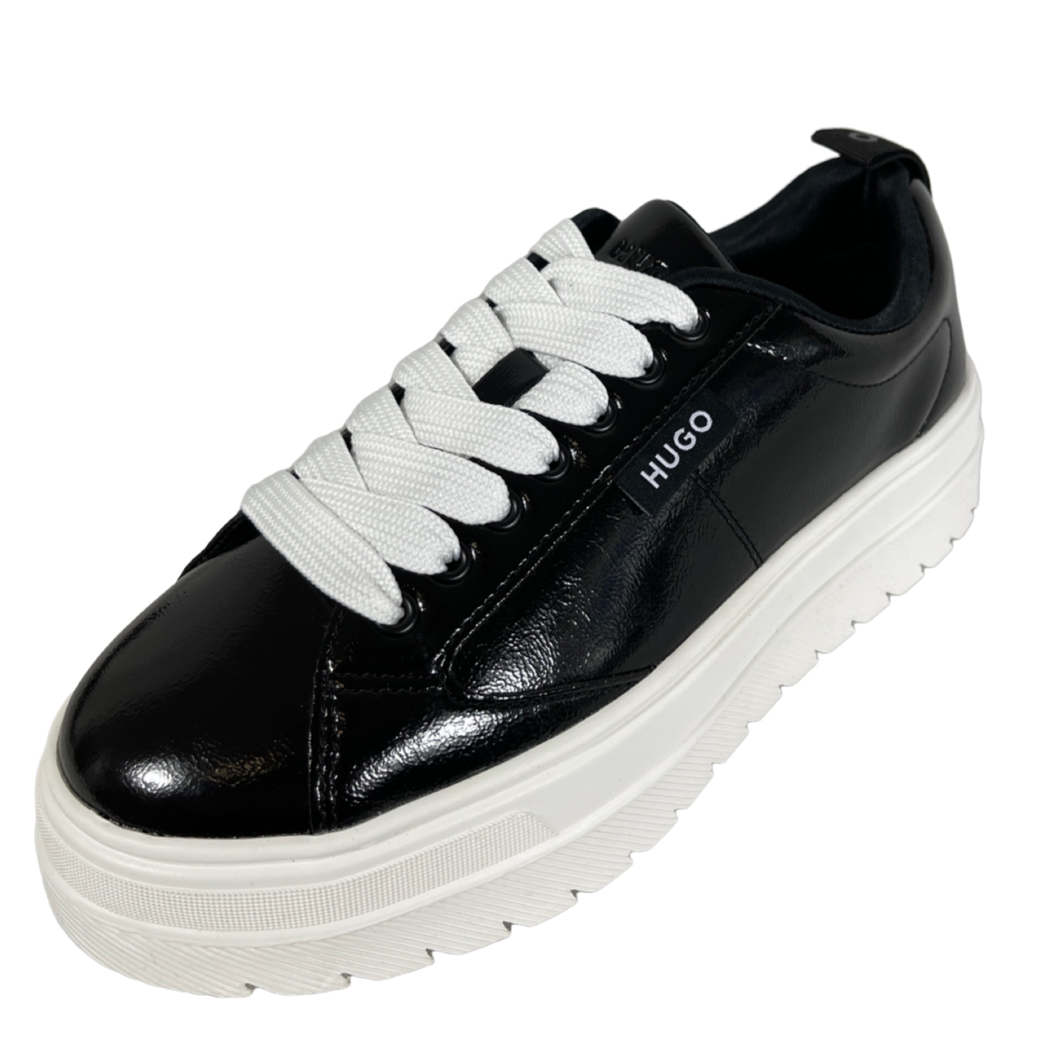 HUGO 50503077 Lyssa_Tenn_pt 10249983 01 Damen Plateau-Sneaker Schwarz