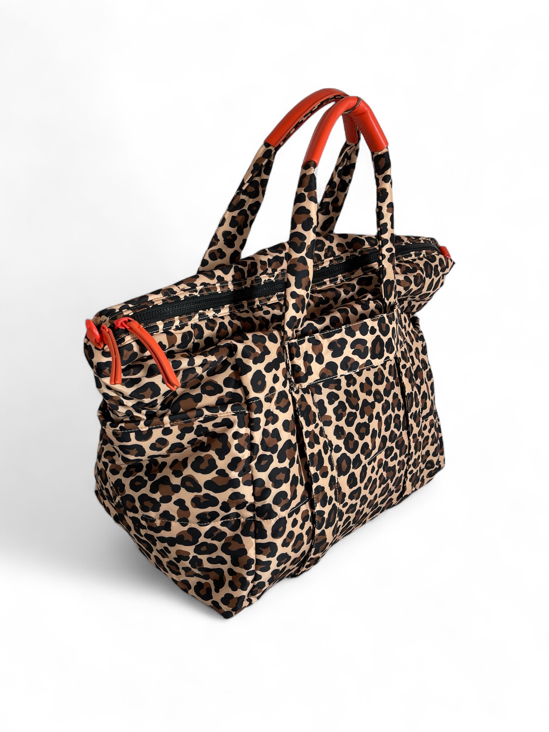 UNIO TRAVEL BAG NYLON REISETASCHE PUFFER BAG ORANGE  LEO