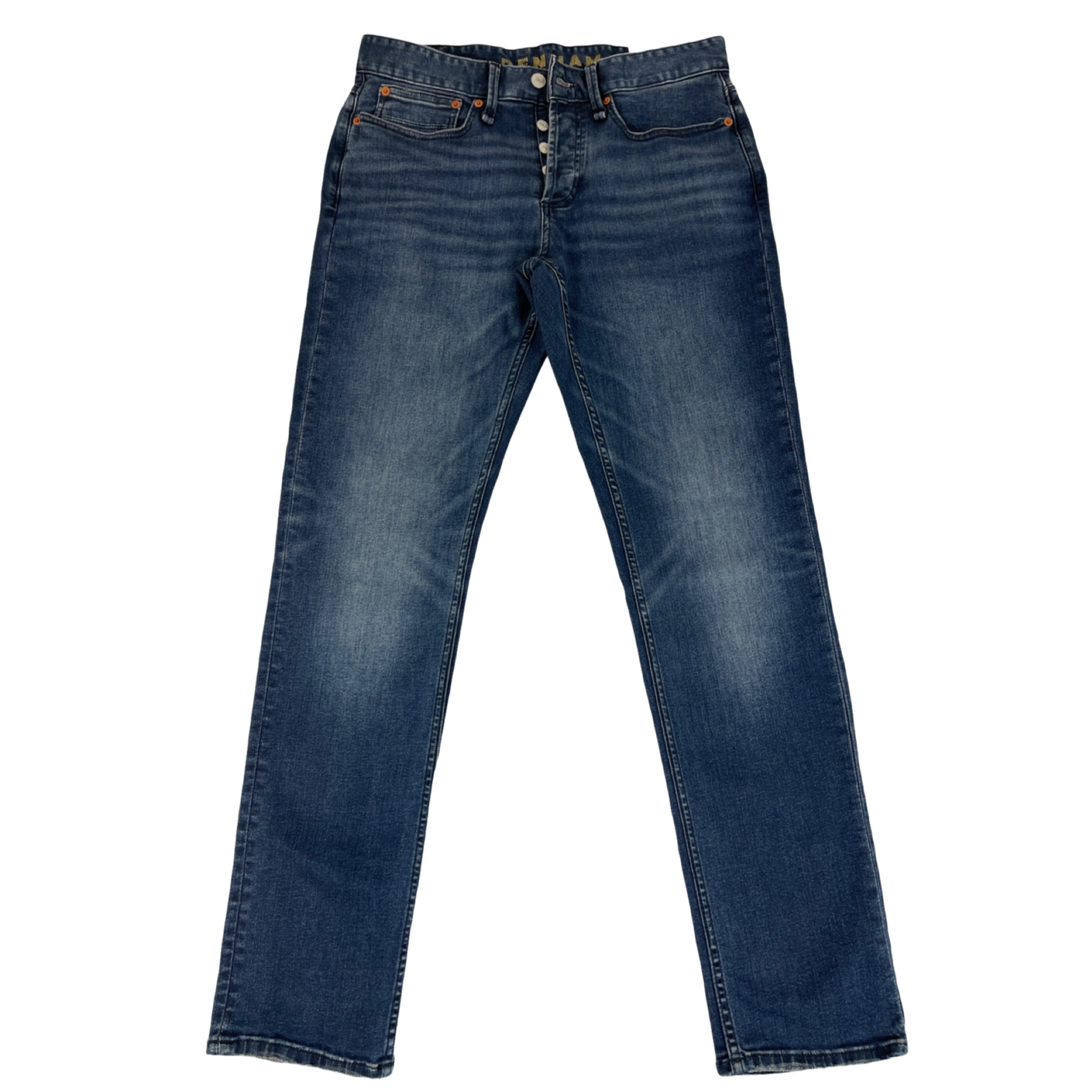 DENHAM 01-23-08-11-020 RAZOR SWBBLACK HERREN JEANS MIT KNOPFLEISTE SLIM FIT DARK BLUE