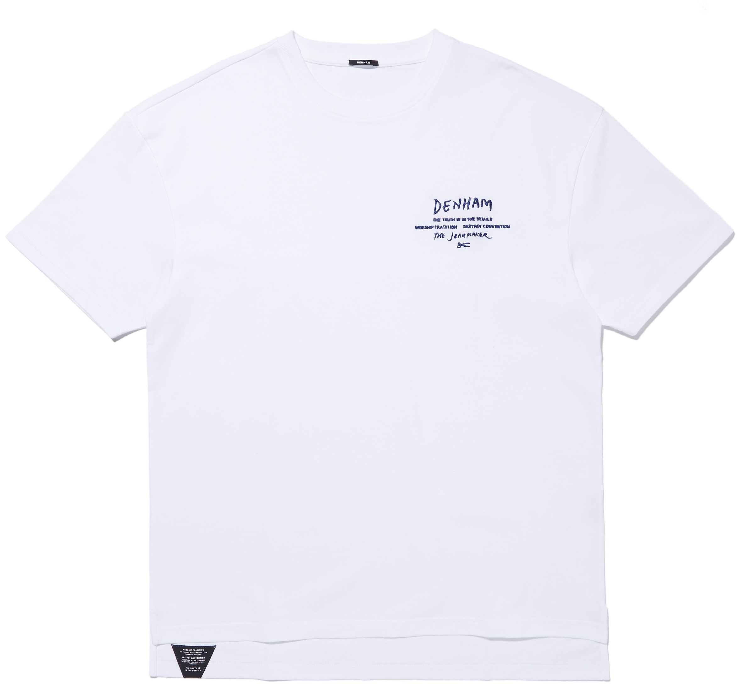 DENHAM 01-22-02-52-190  SACHI BOX TEE HCJ Herren T-Shirt WHITE 1