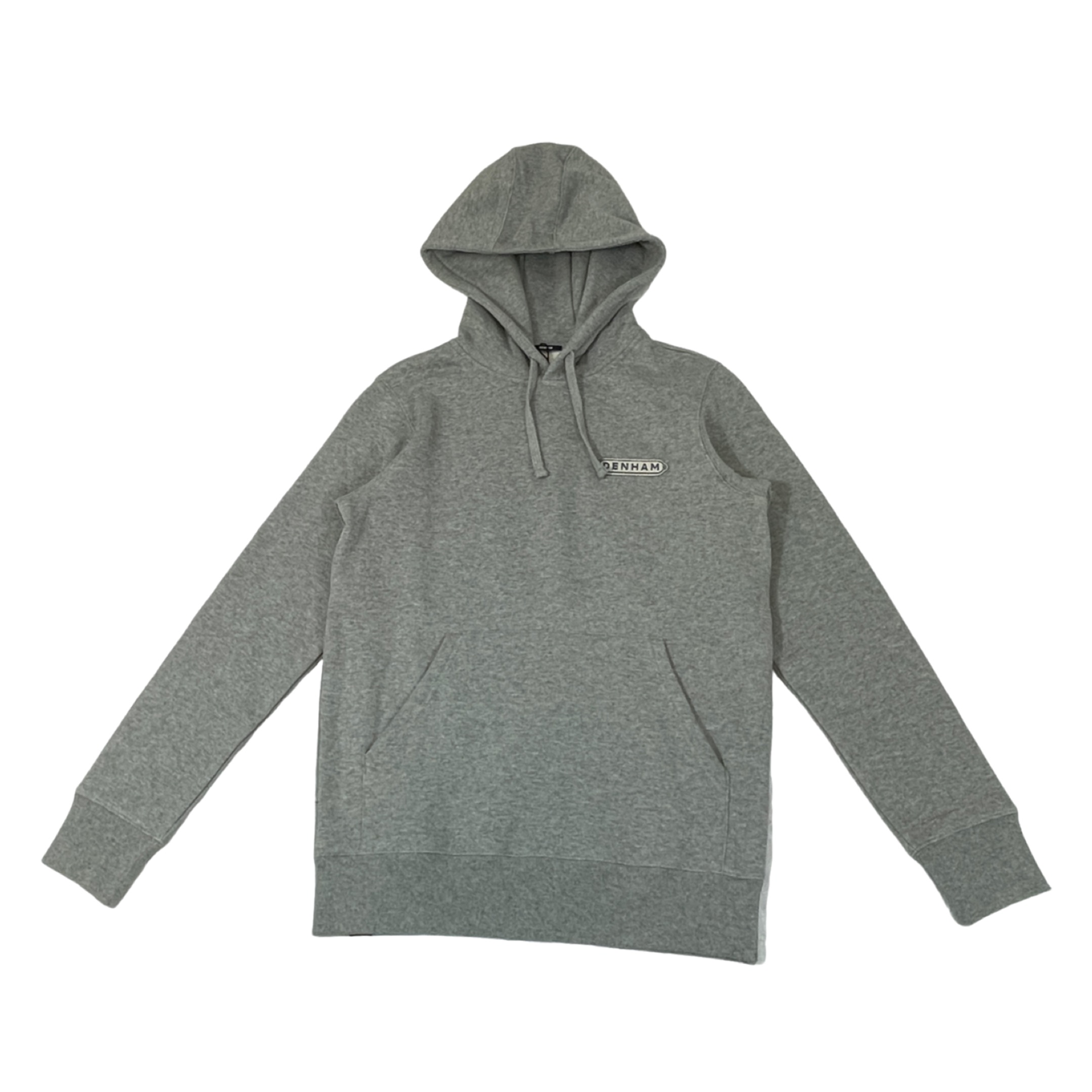 DENHAM 01-23-10-60-061 STAMP REG HOODY PRS HERREN HOODIE SWEATSHIRT GREY MARL