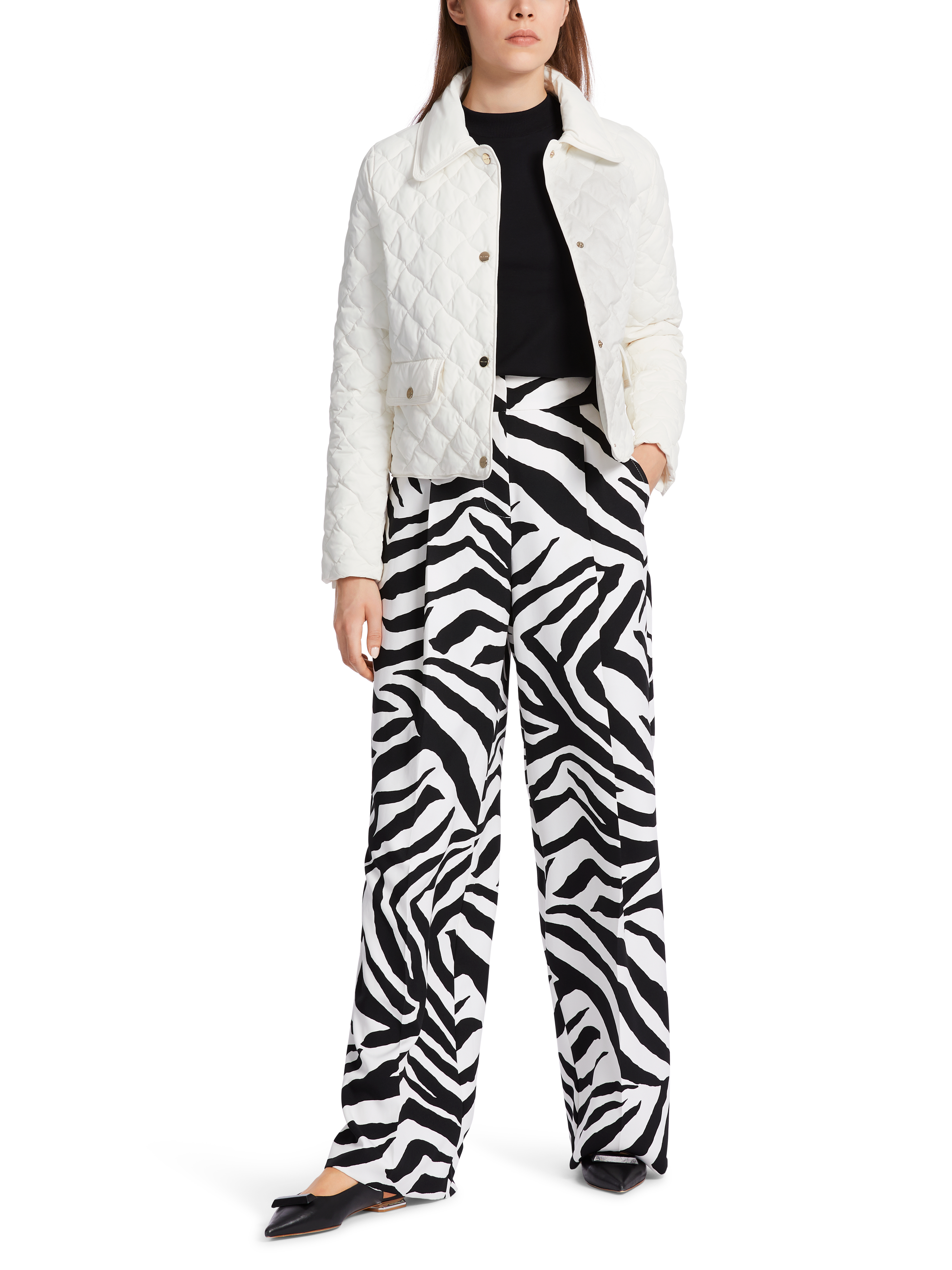 MARC CAIN WC 12.06 W10 Gesteppte Outdoor-Jacke off-white