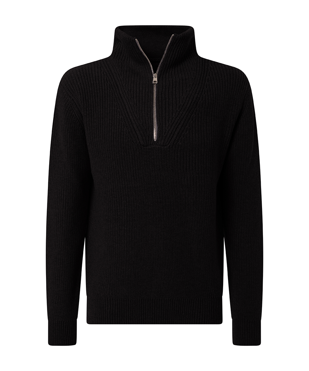 Baldessarini  B4 30056.5107 BLD-Kanye Herren Troyer Pullover Schwarz