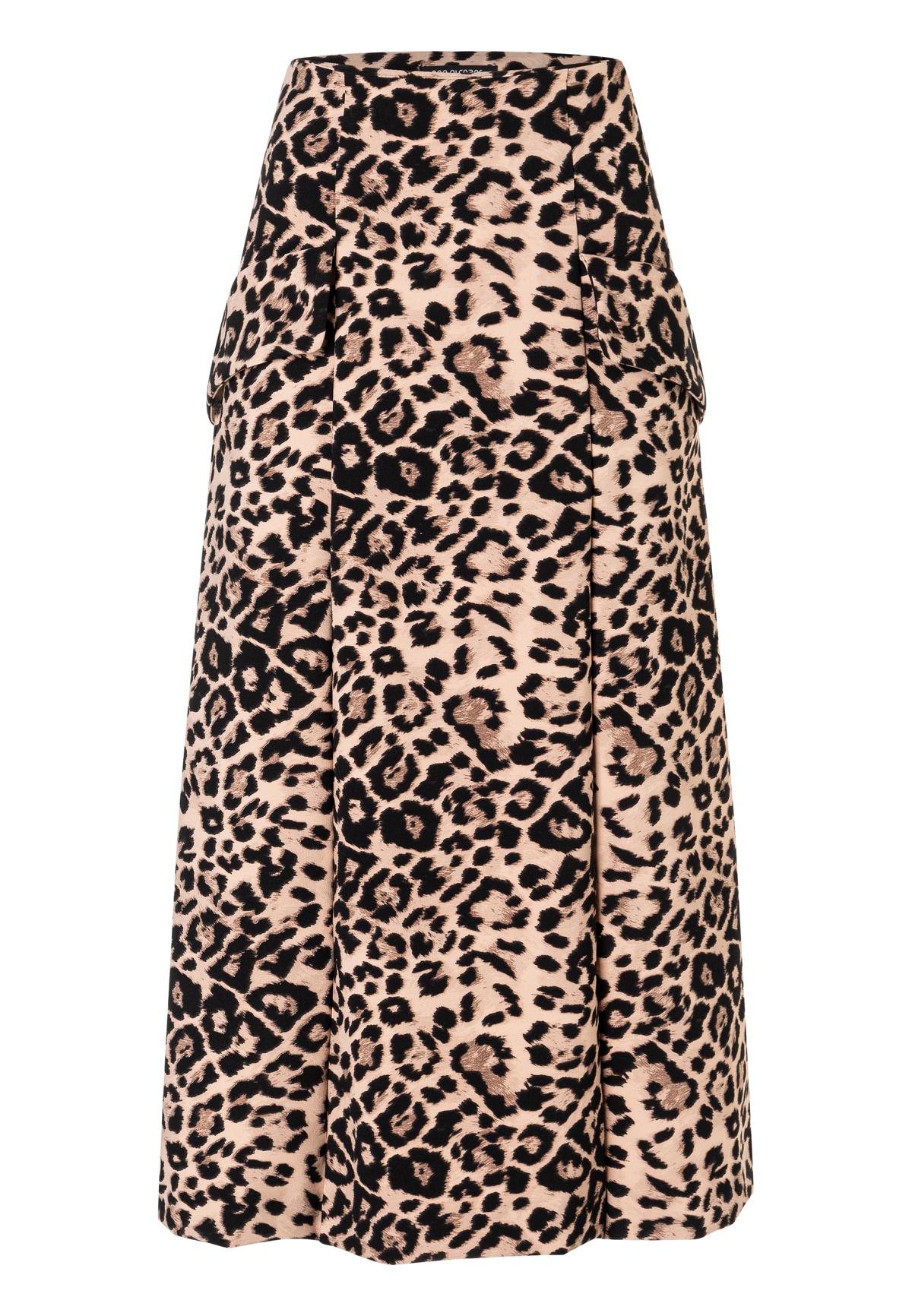 ANA ALCAZAR  061504-3736 skirt  Damen mittel Rock Leo original brown
