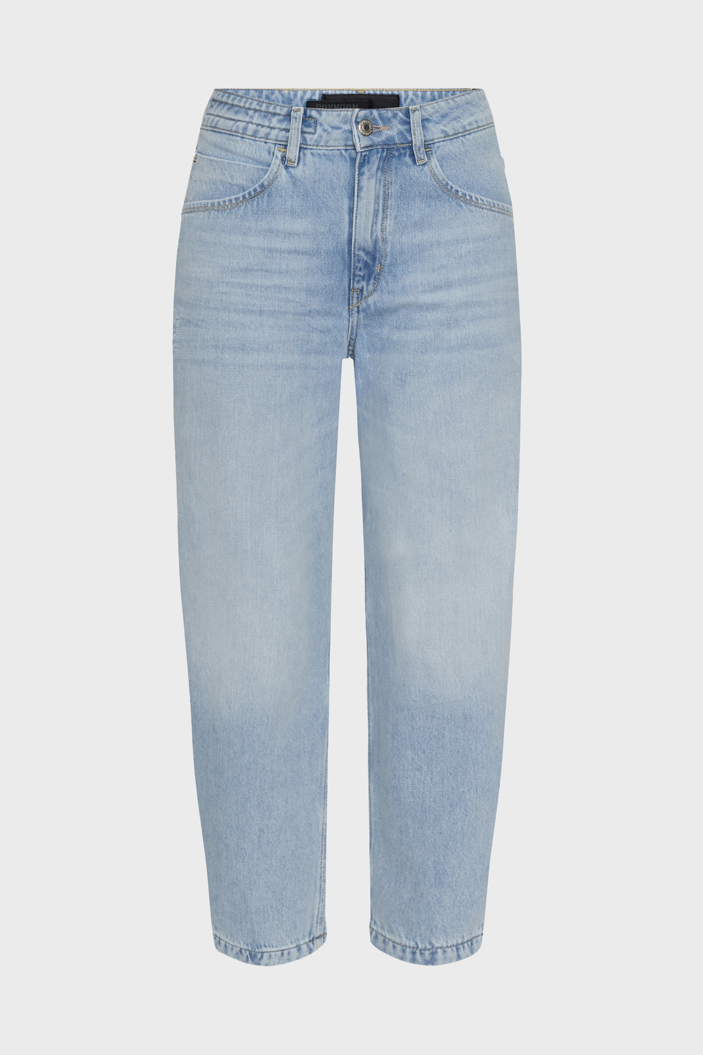 DRYKORN 260089 SHELTER 10 Damen 7/8-Jeans mit Barrel-Leg Hellblau