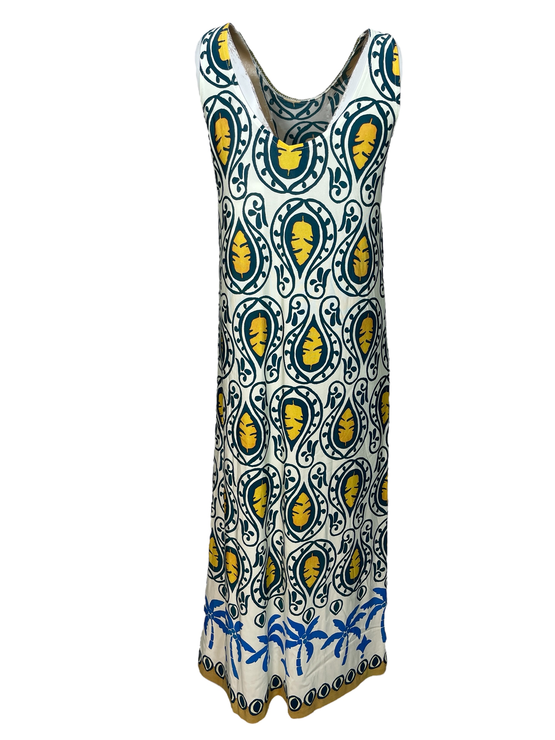 ANA ALCAZAR 041412-3709  Kleid mit Perlenstickerei original blue