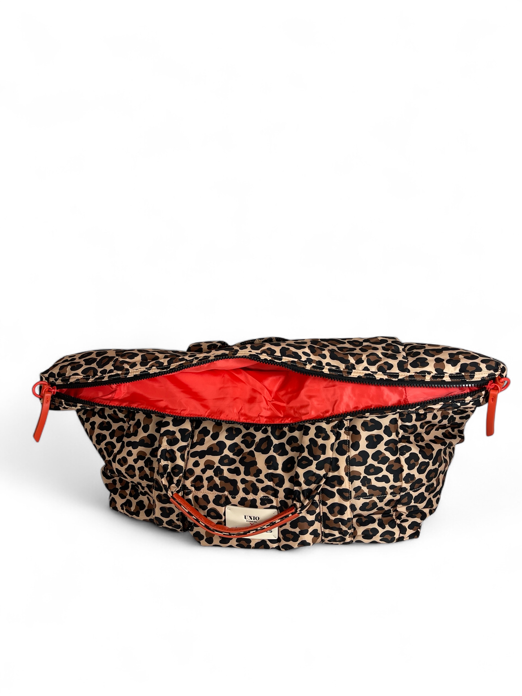 UNIO TRAVEL BAG NYLON REISETASCHE PUFFER BAG ORANGE  LEO