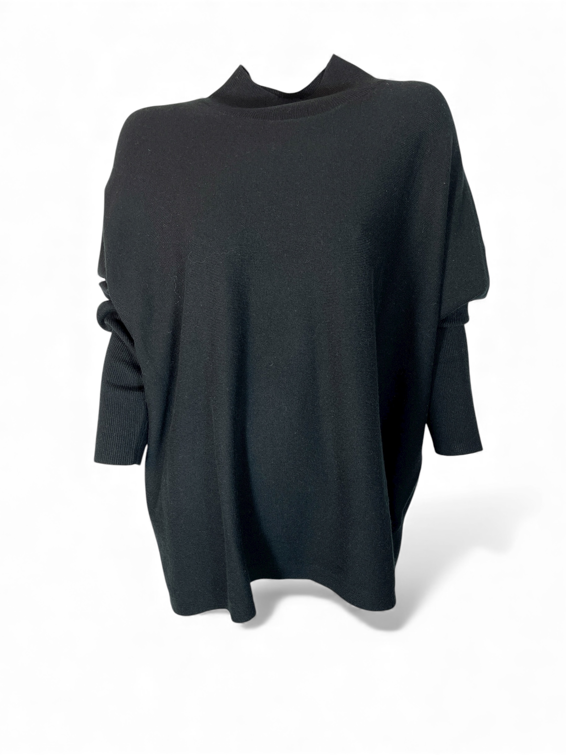 REPEAT 201611 PULLOVER KASCHMIR-MIX BLACK