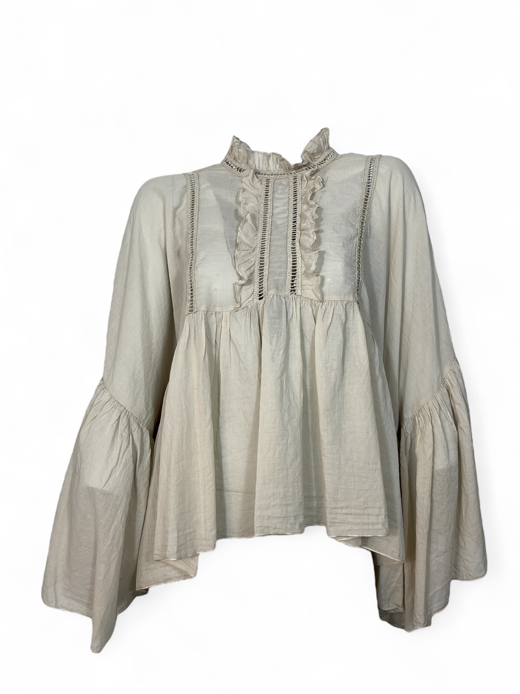 VICOLO  TD0906  Damen Bluse Fledermausärmel Cropped