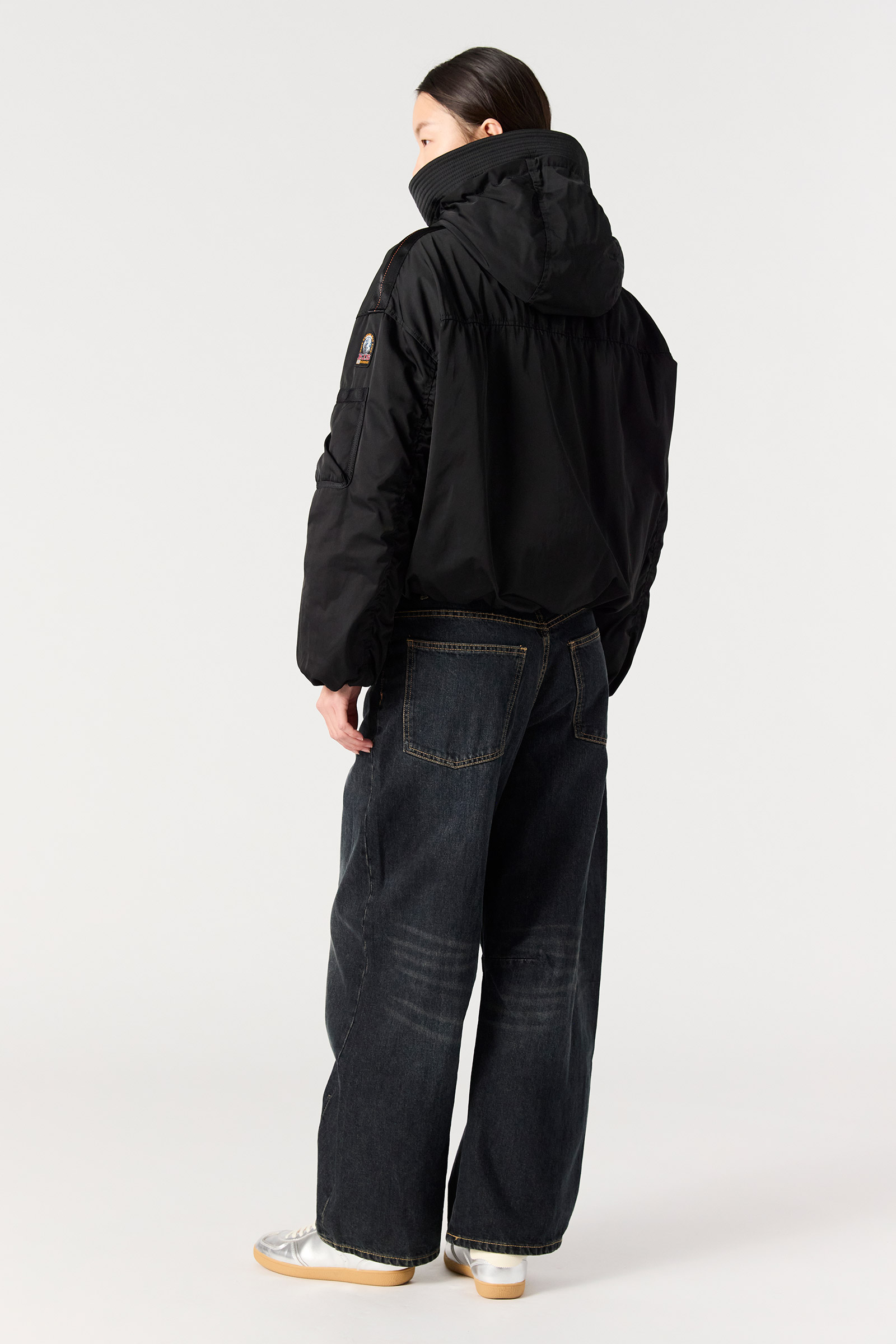 PARAJUMPERS  IN31 NAADZ DAUNENJACKE NERO