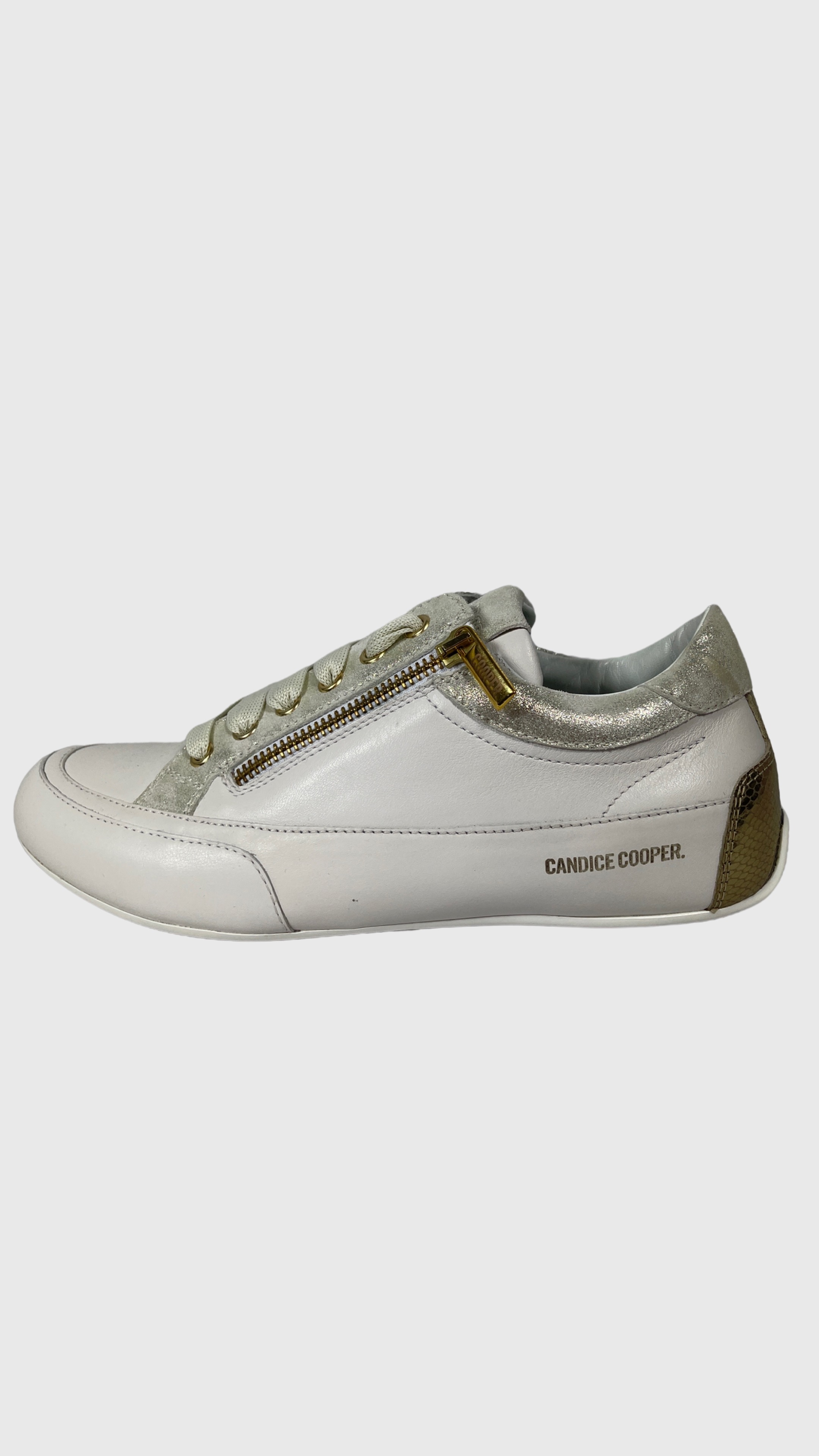 CANDICE COOPER  2016531-05 DAMEN SNEAKER WEISS/GOLD