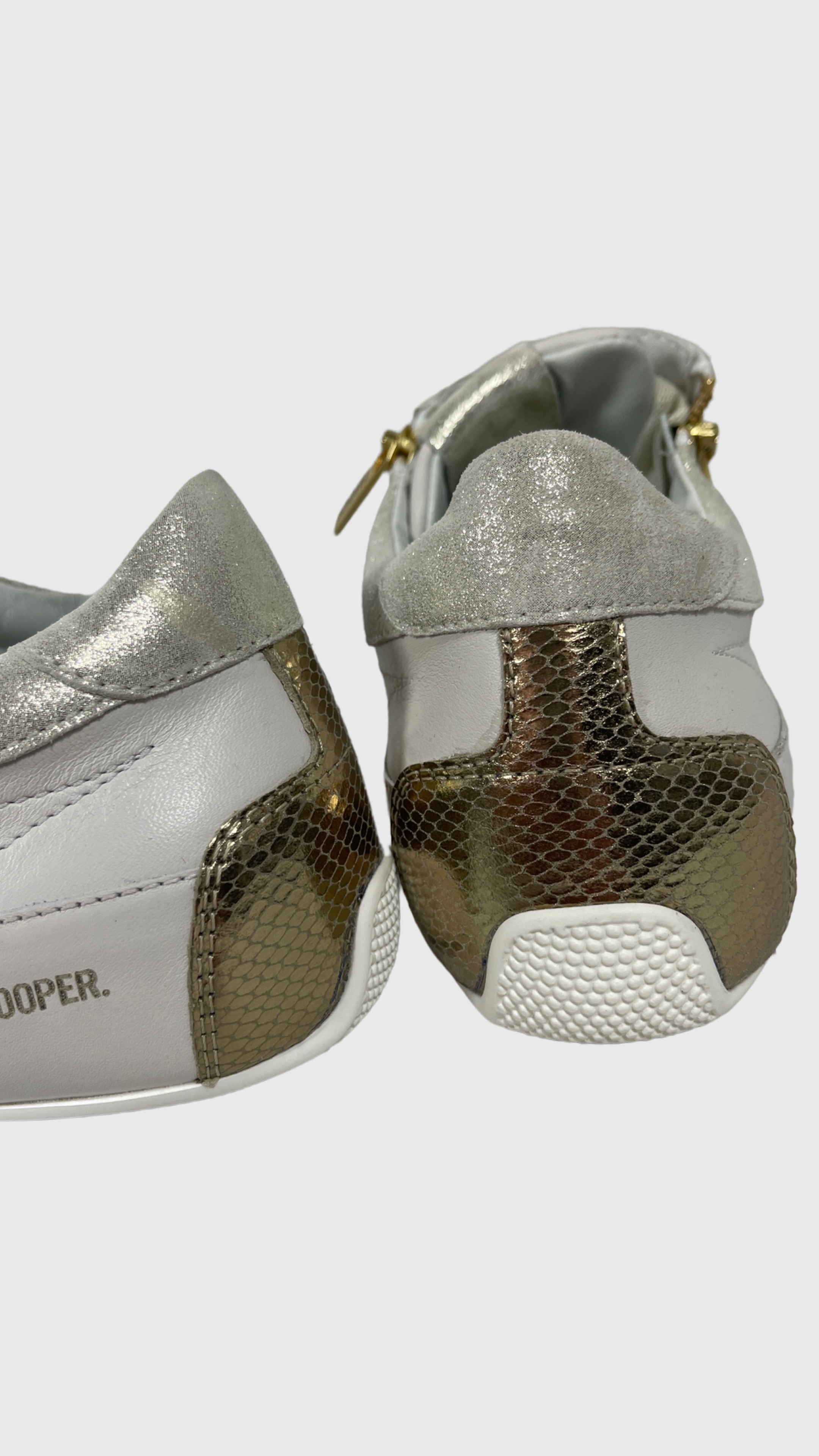 CANDICE COOPER  2016531-05 DAMEN SNEAKER WEISS/GOLD