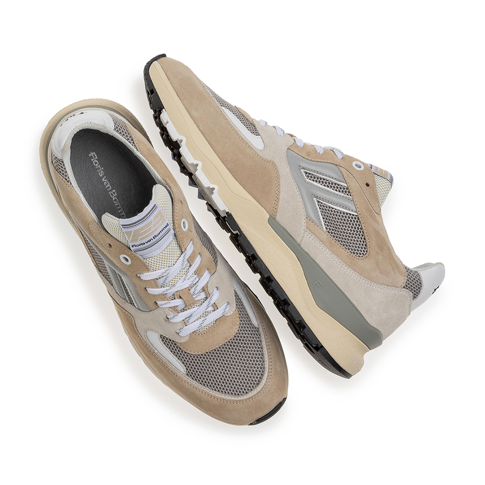 VAN BOMMEL SFM-10154-22-01 Floris Sport LightBrown Textile VAN BOMMEL SFM-10154-22-01 Floris Sport LightBrown Textile