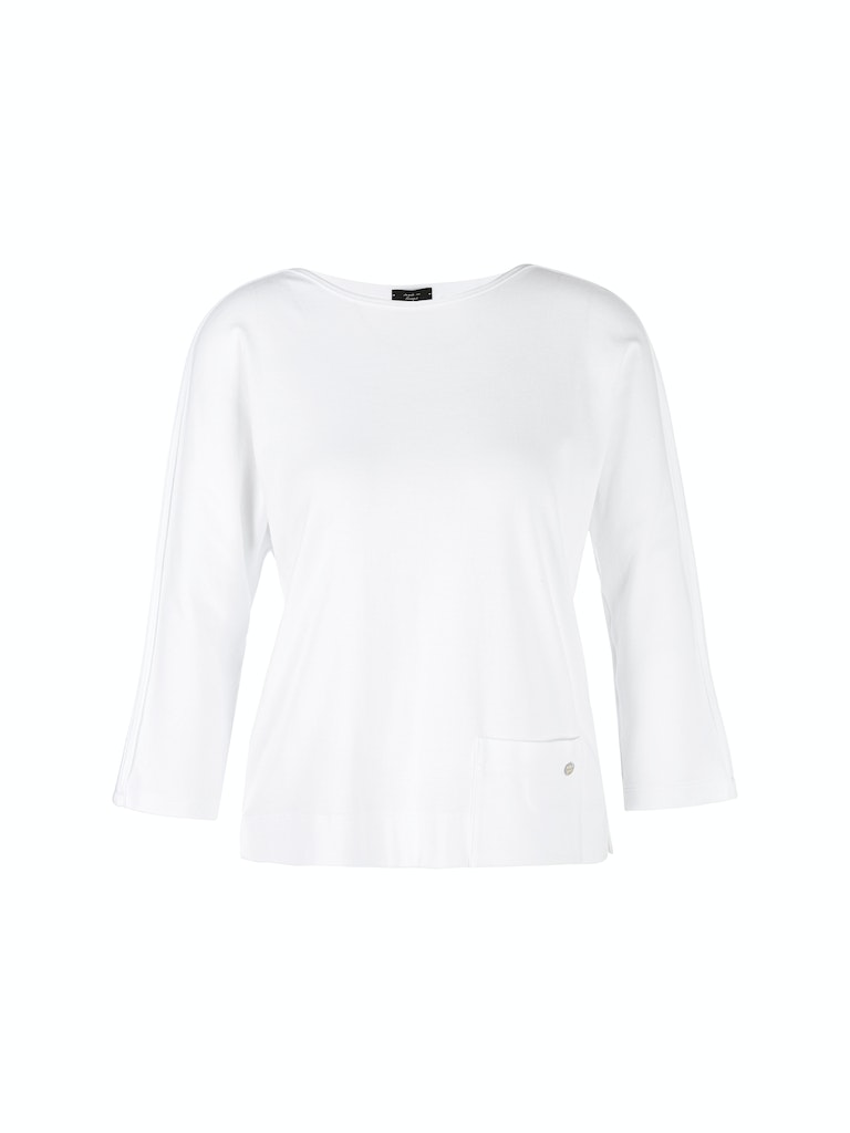 MARC CAIN +E 48.34 J50 Damen T-Shirt Weiss 100