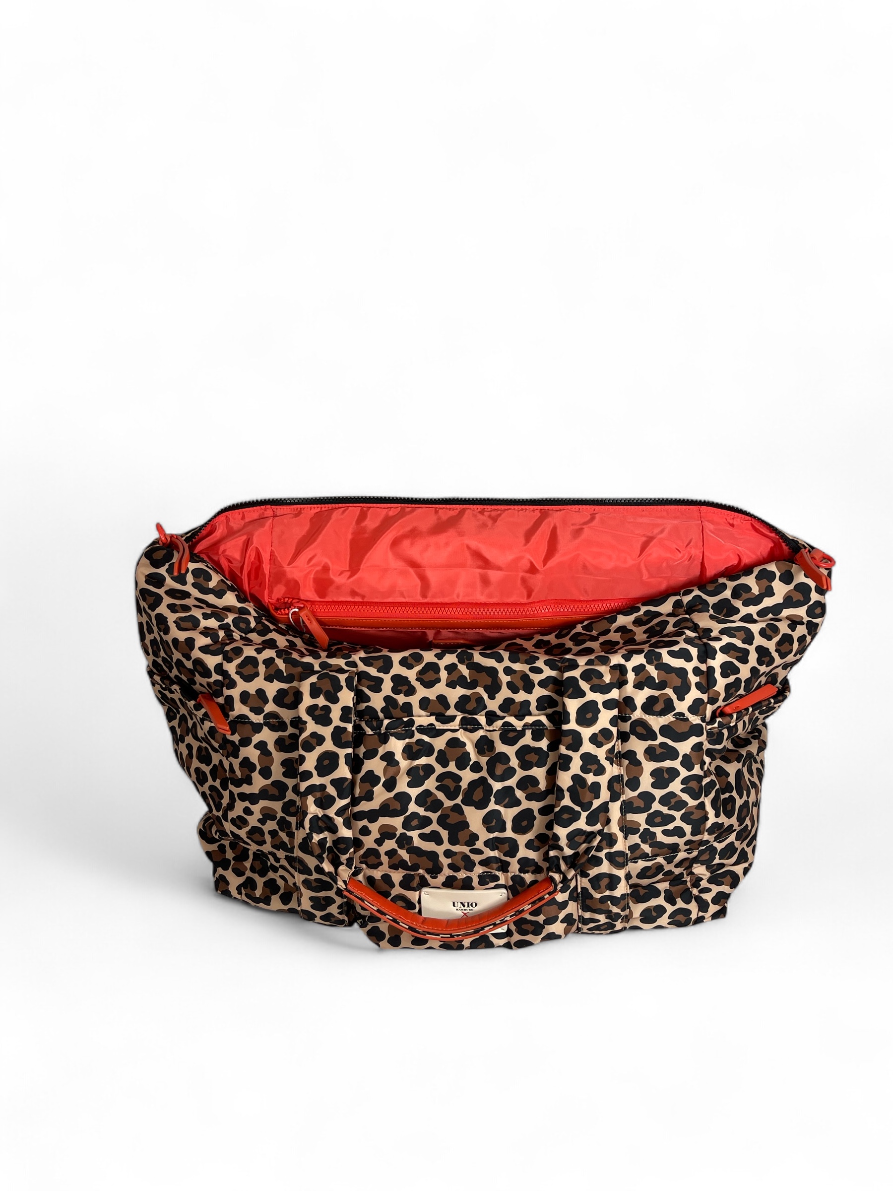 UNIO TRAVEL BAG NYLON REISETASCHE PUFFER BAG ORANGE  LEO