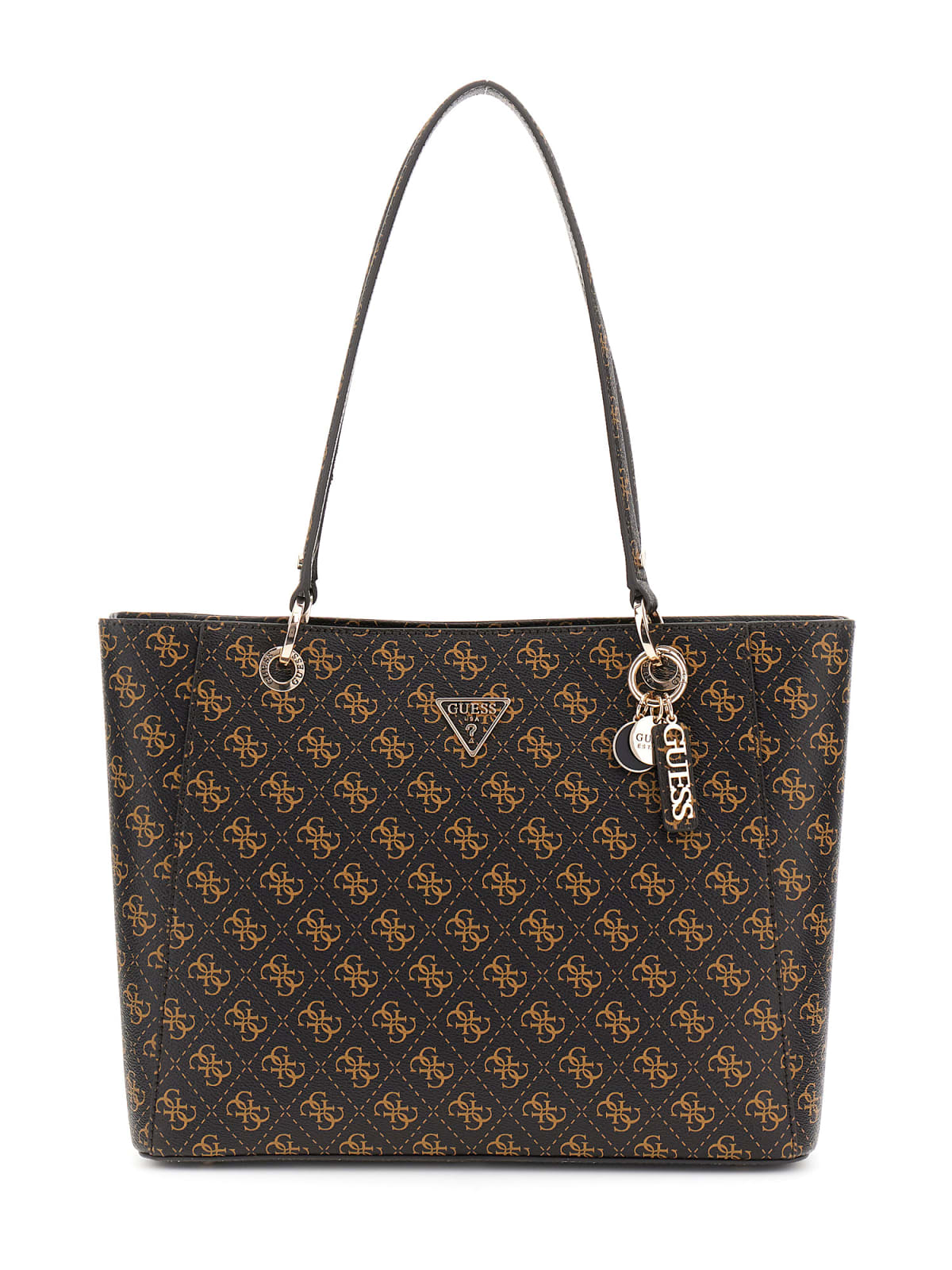 GUESS HWQG96 72250 SHOPPER LOGO TASCHE BRAUN BNL