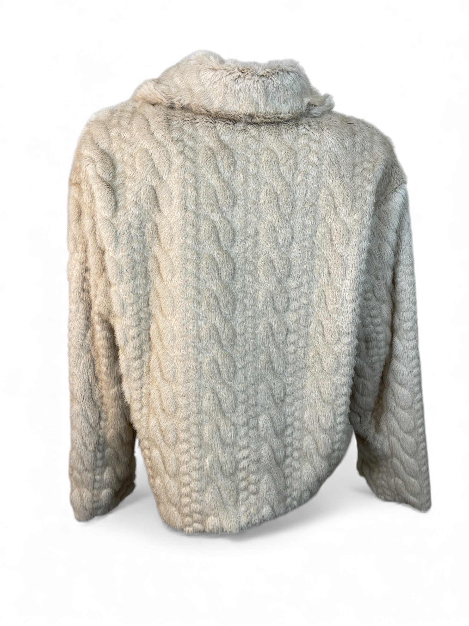 VICOLO TF0191 Damen Kunstpelz Jacke Beige VICOLO TF0191 Damen Kunstpelz Jacke Beige