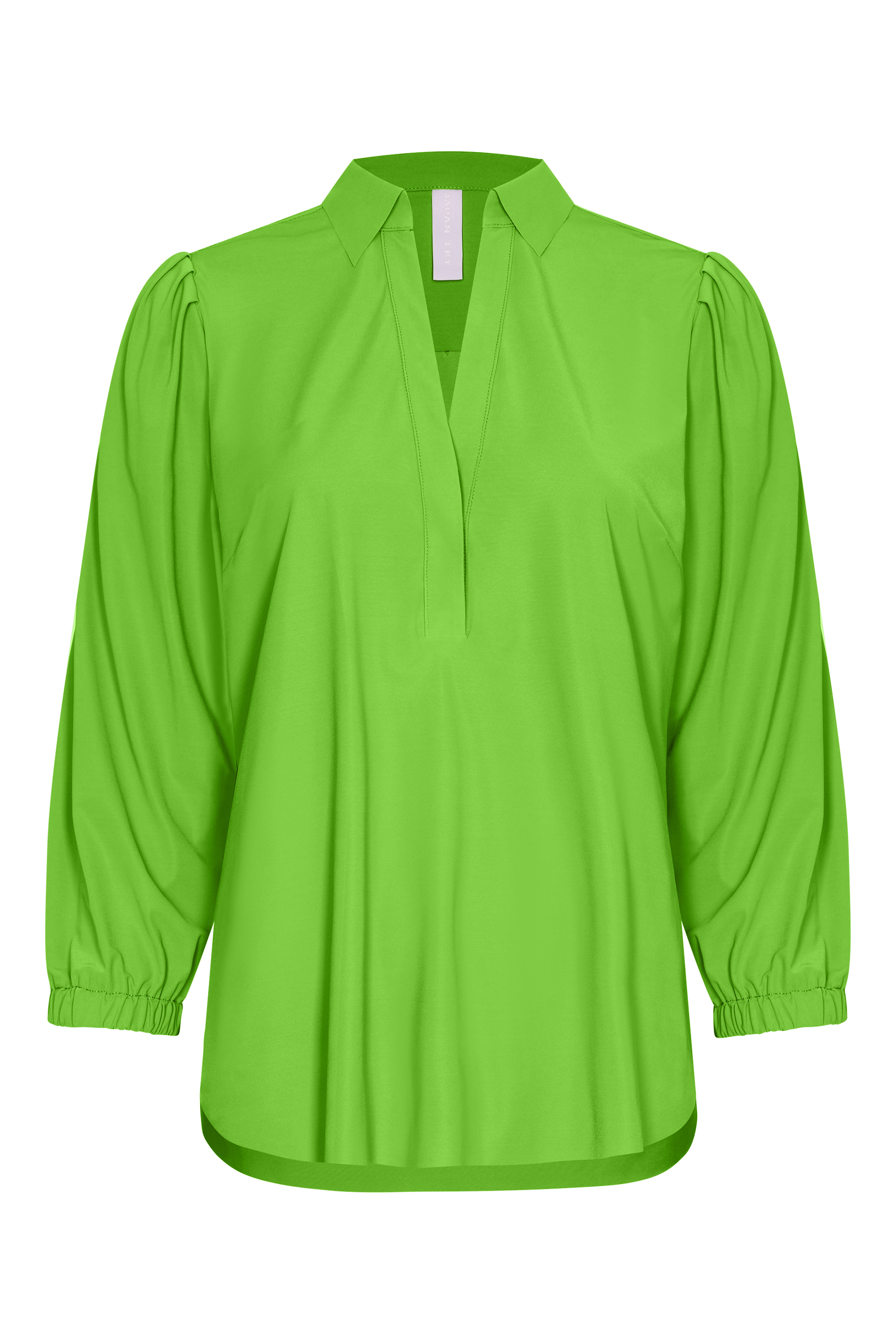 JAPAN TKY - FUSA TUNIKA BLUSE TECHNOJERSEY STRETCH VIVID GREEN 1261