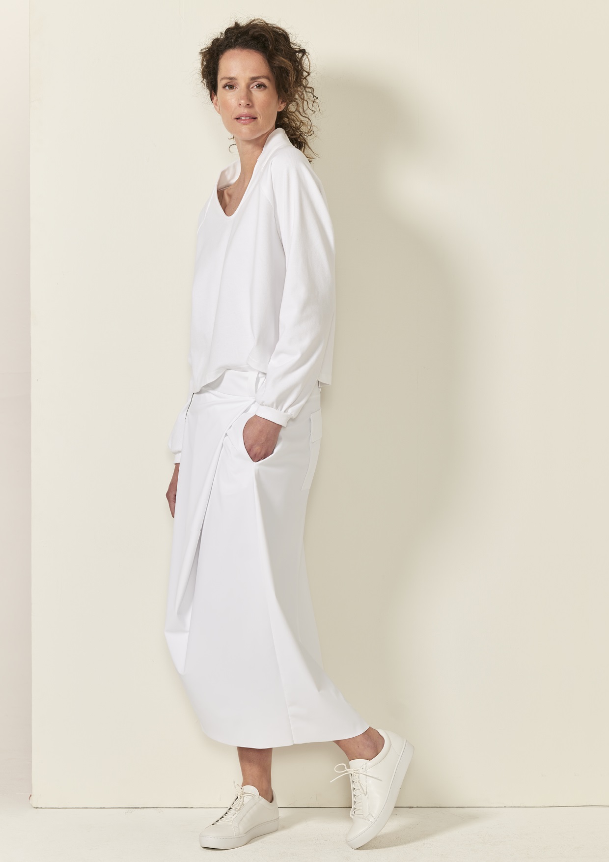 ANIA SCHIERHOLT -  Damen Pullover  - Sweatshirt -  WHITE