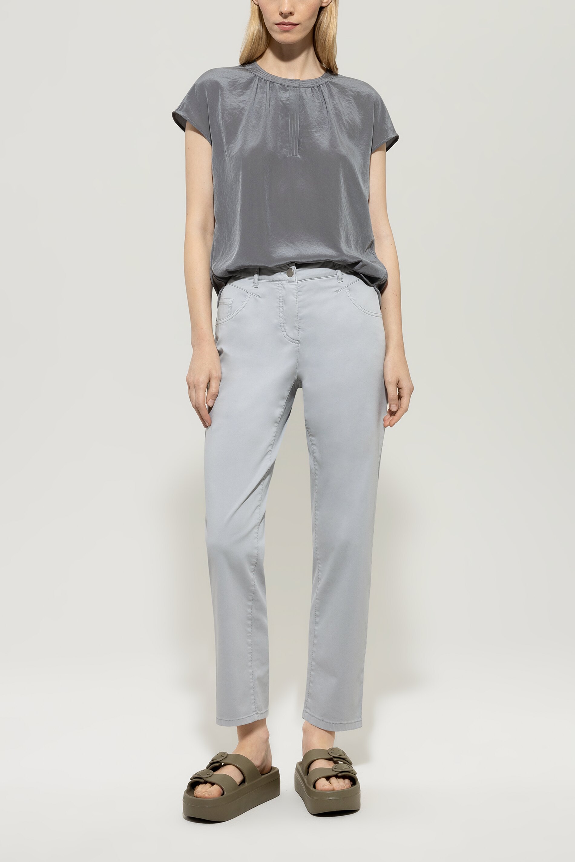 LUISA CERANO 218577/3597-0 Bluse Cool Grey