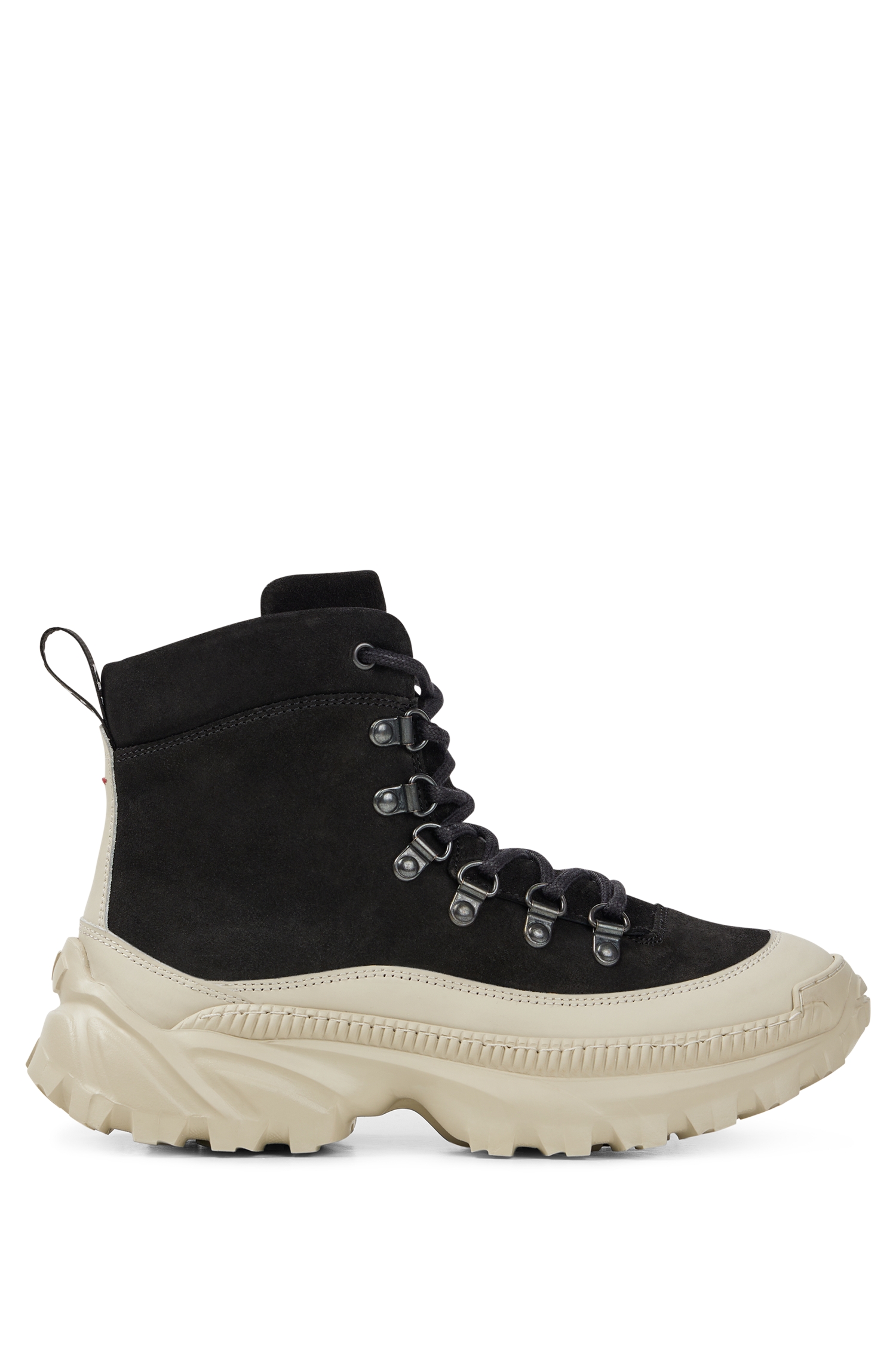 HUGO 50480992 Jace LaceUpB-Smix 10209162 01 Damen Outdoor-Schuhe Leder Schwarz