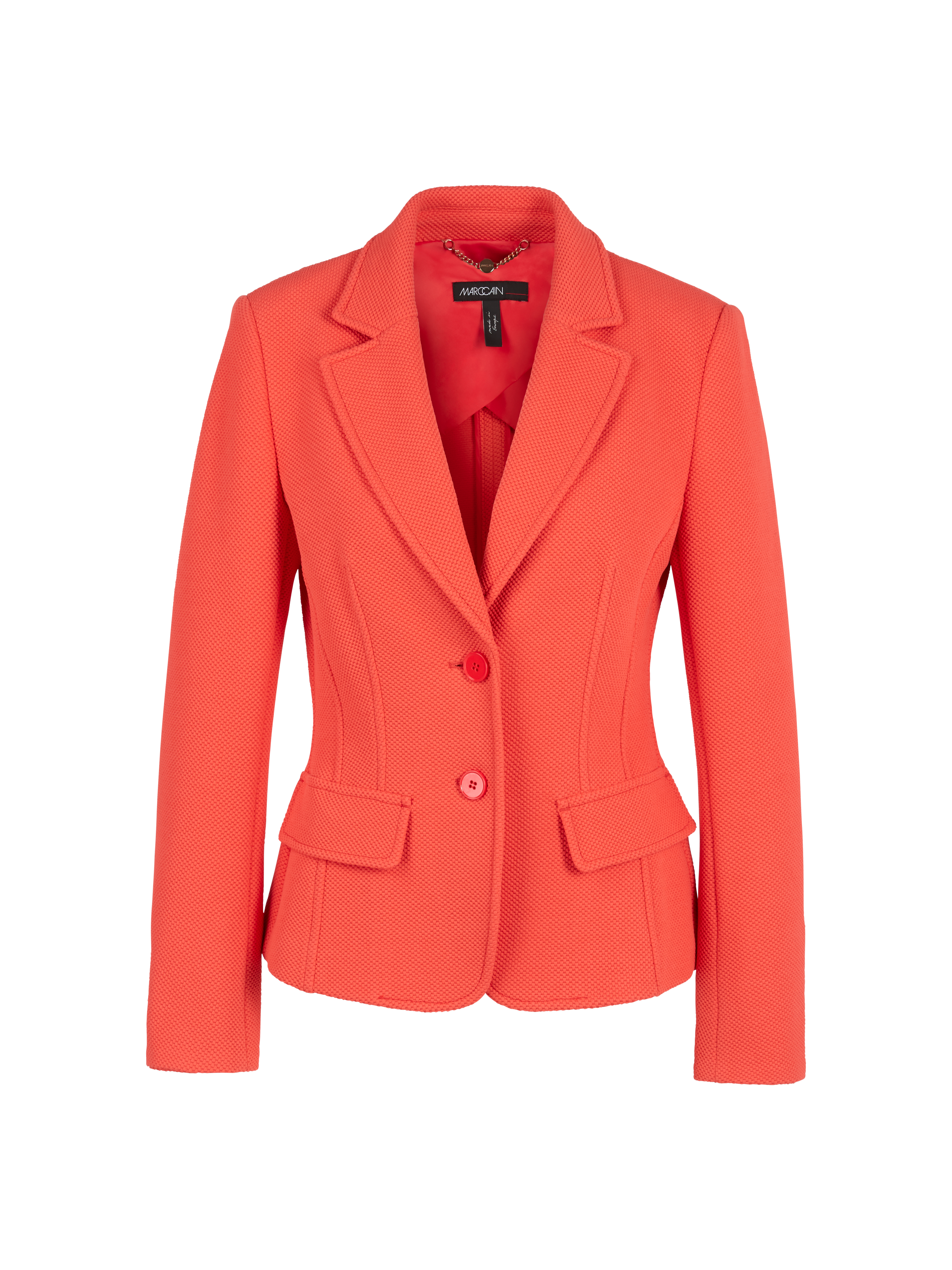 MARC CAIN WC 34.11 J09 Blazer im Tailoring-Fit bright tomato