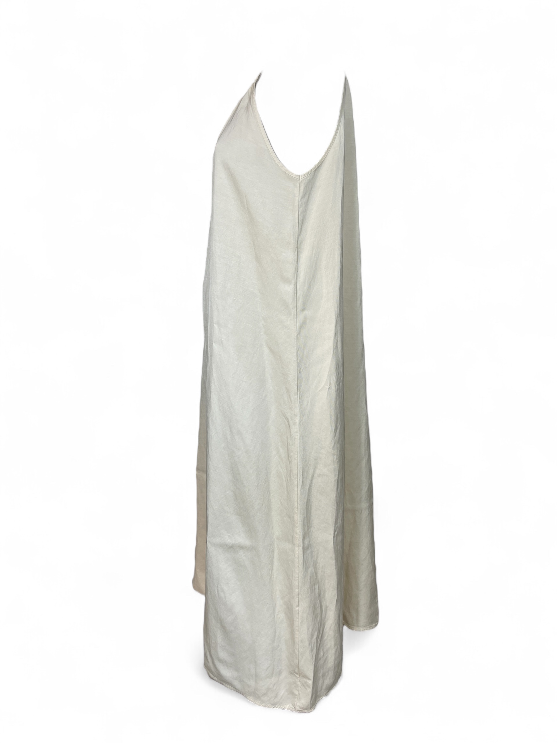 VICOLO TD0757 Damen Kleid mit Spaghettiträger Burro