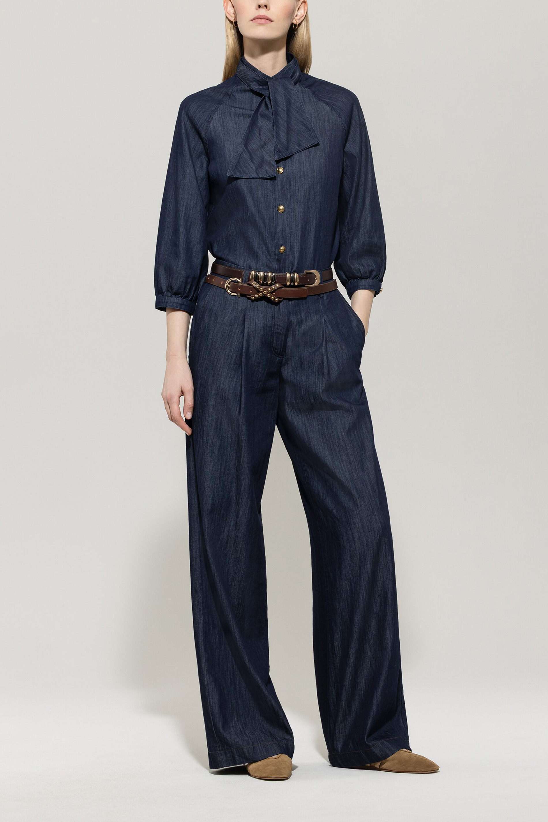 LUISA CERANO  228600/4176-0 Bluse denim blue